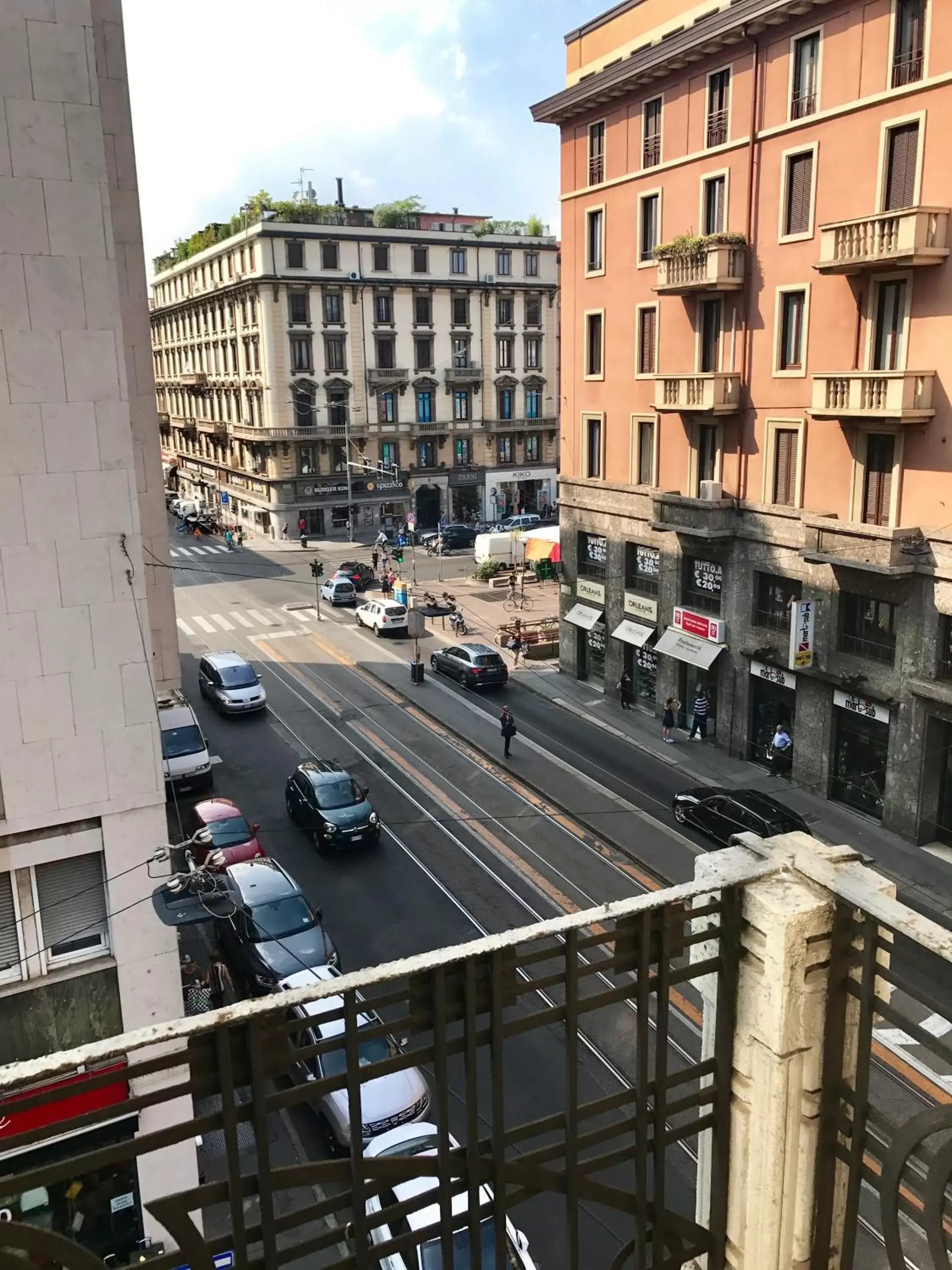 Street view in Demidoff Hotel Milano