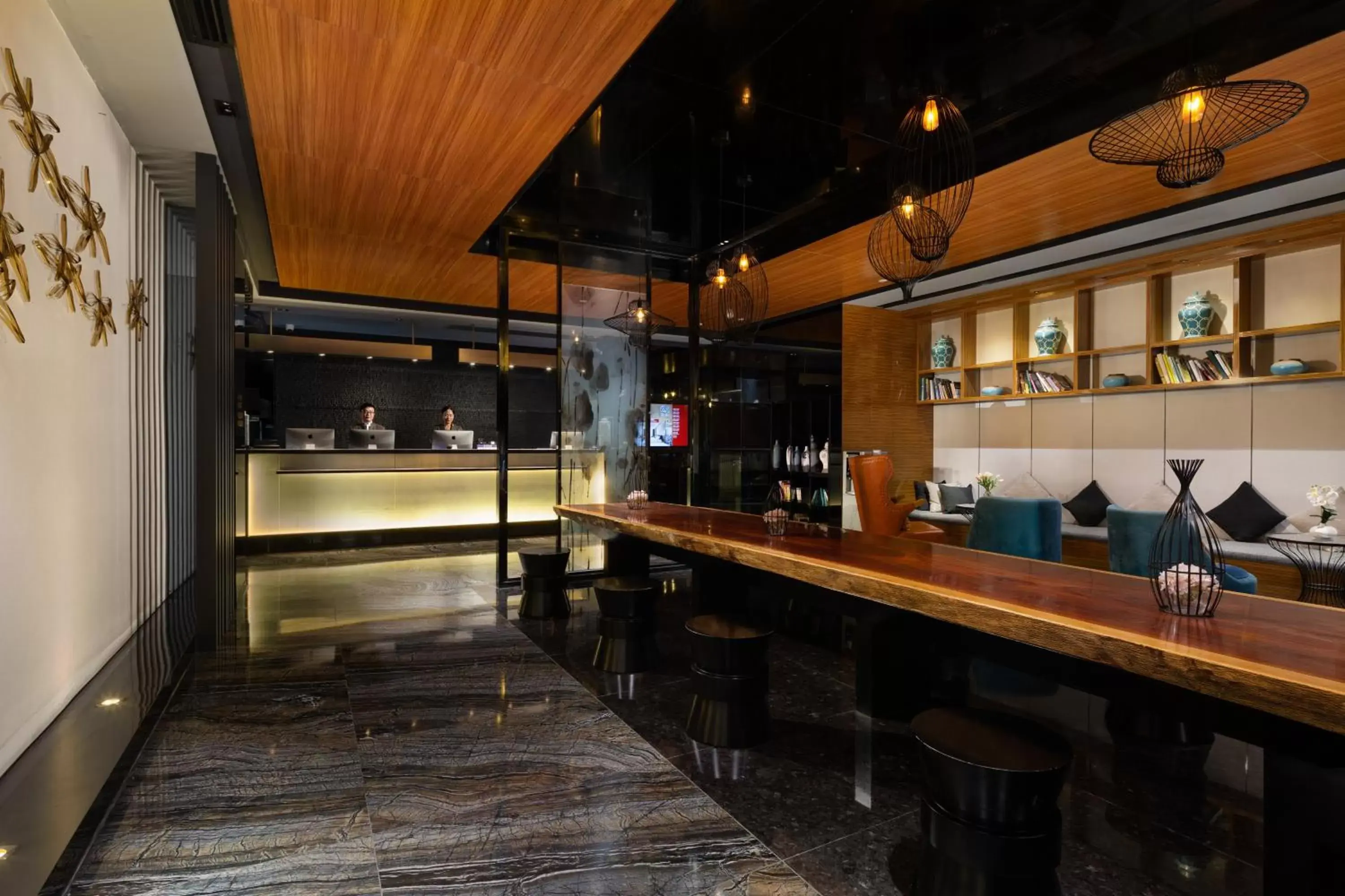 Lobby or reception, Lounge/Bar in Paco Hotel Gangding Metro Guangzhou-Free Shuttle Bus fir Canton Fair