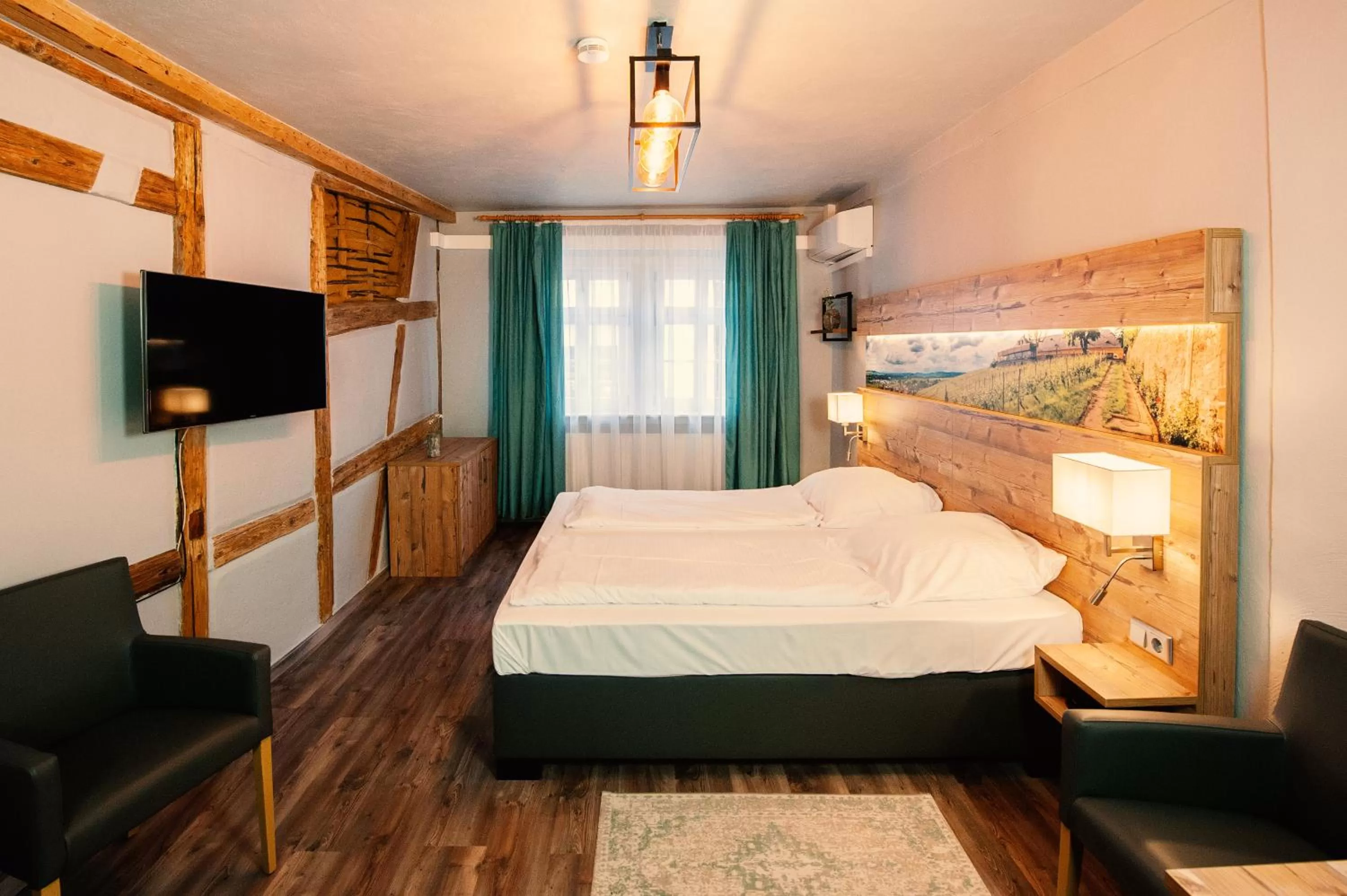 Bed in Hotel Blüchertal