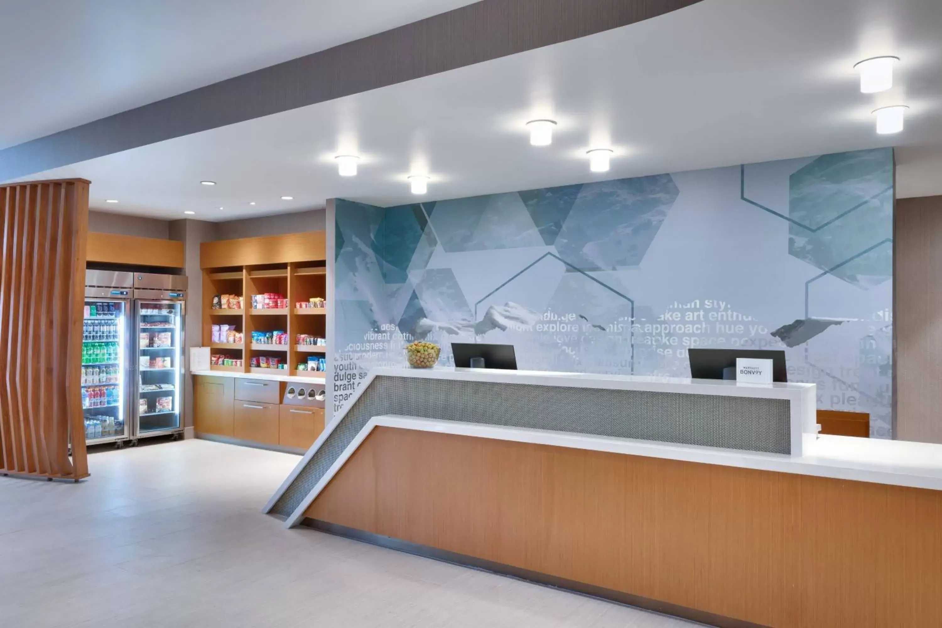 Lobby or reception, Kitchen/Kitchenette in SpringHill Suites by Marriott Salt Lake City Sugar House