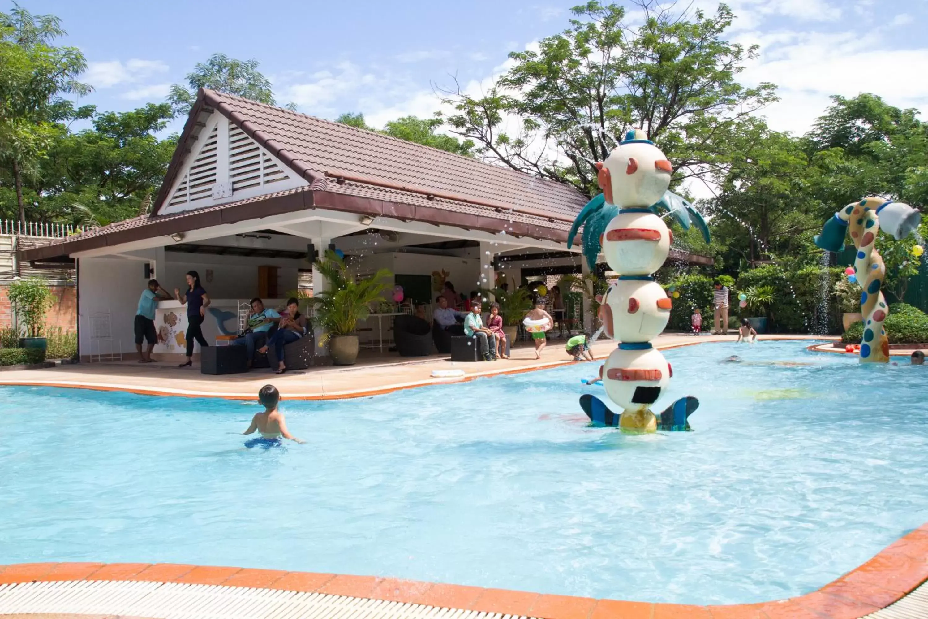 Swimming Pool in Cambodian Country Club