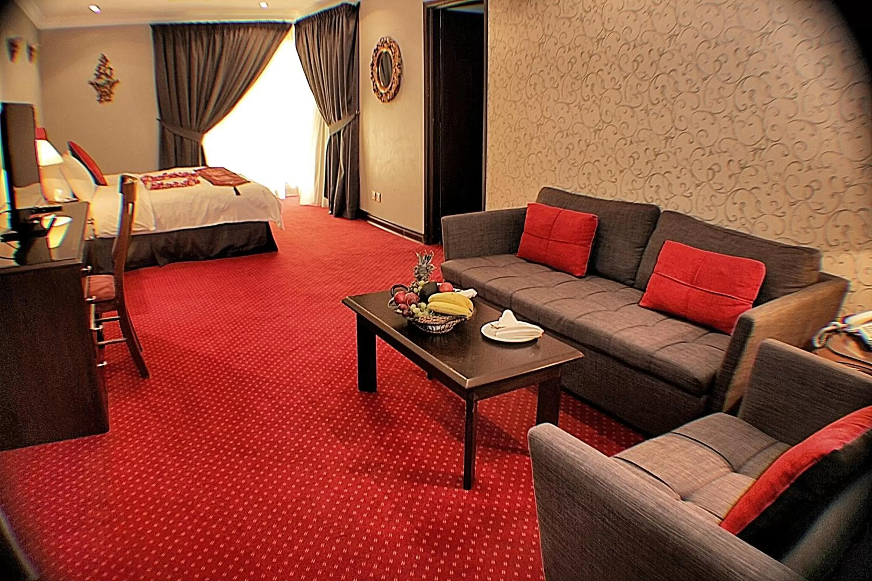 Living room, Bed in Carlton Tower Hotel Kuwait Living room, Bed in Carlton Tower Hotel Kuwait