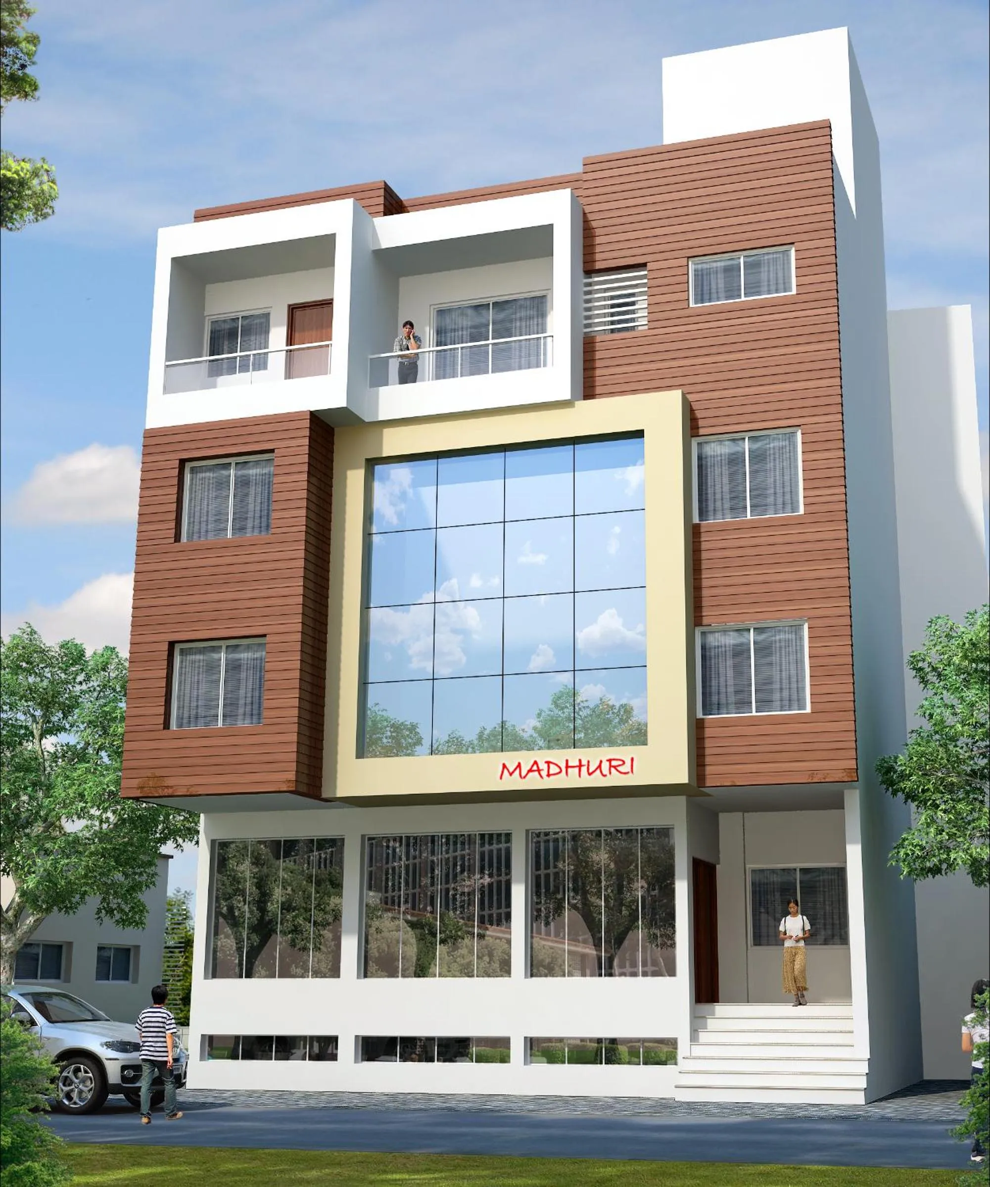Property building in Hotel Madhuri Executive