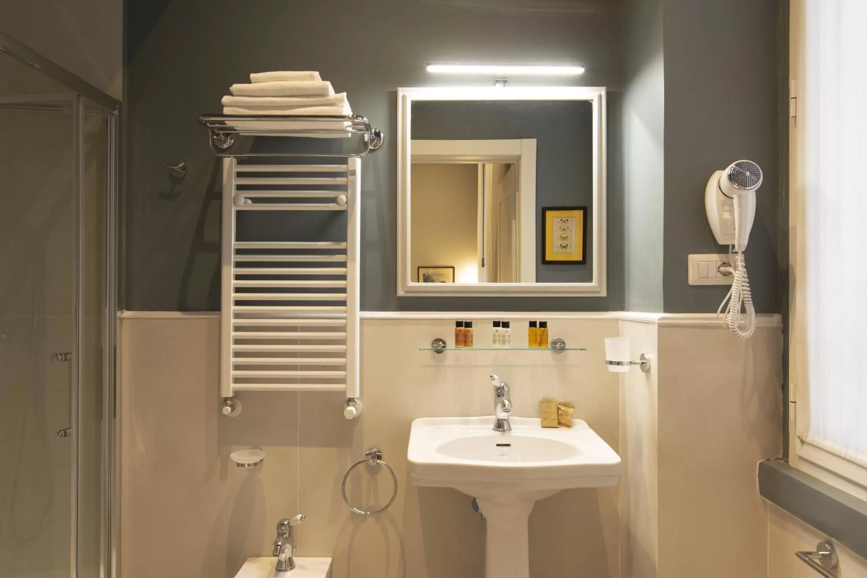 Shower, Bathroom in Hotel donna Francesca