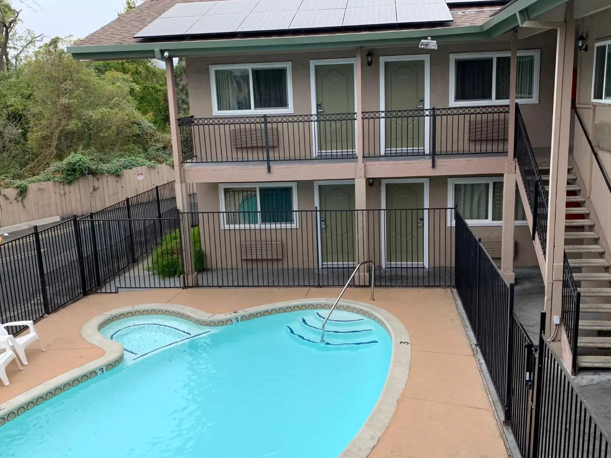 Pool View in Olive Tree Inn & Suites