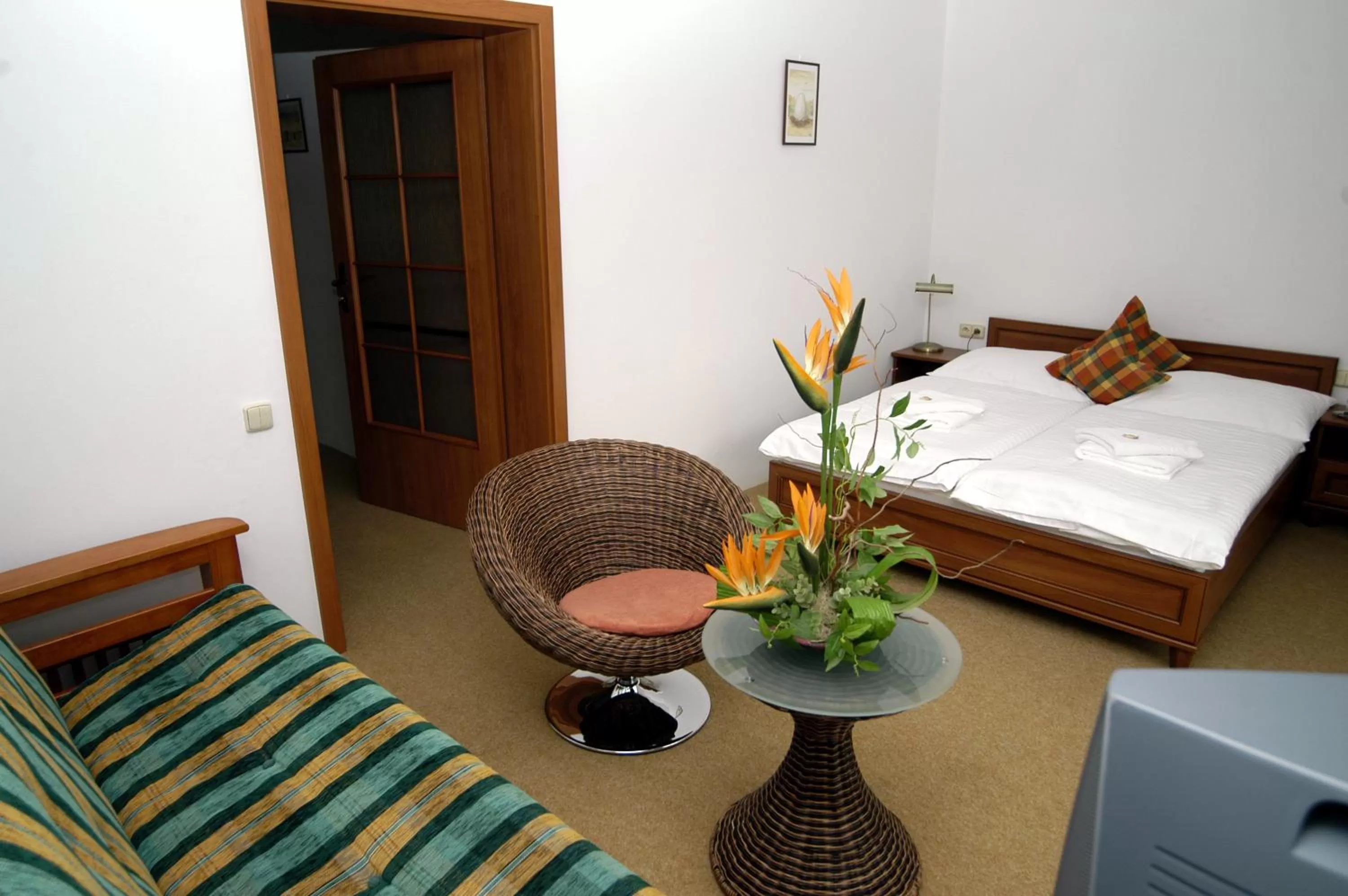 Decorative detail, Bed in Hotel Loucky