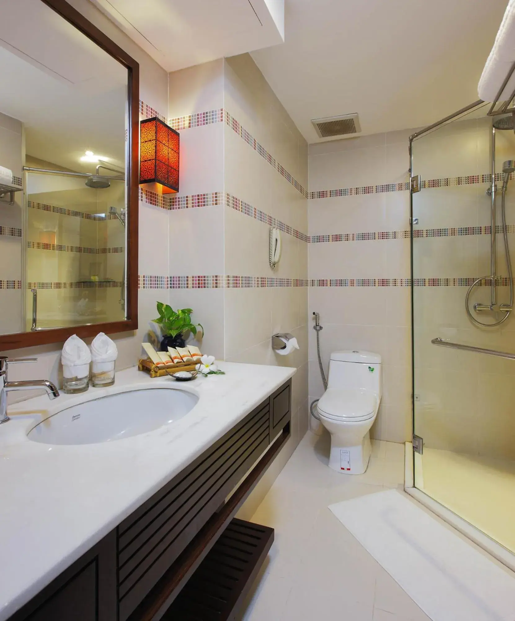 Bathroom in Pandanus Resort