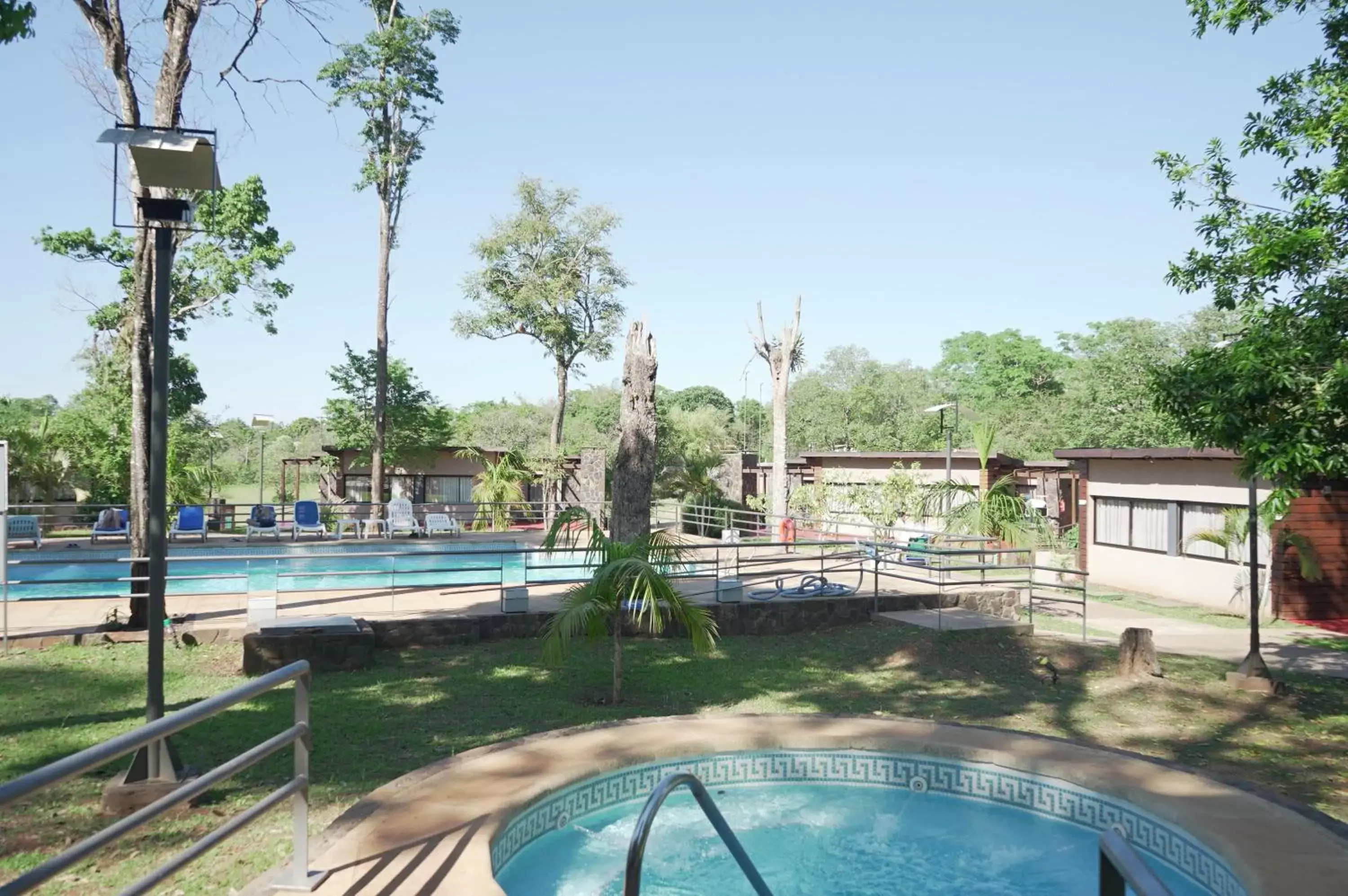 Pool view, Swimming Pool in Gran Hotel Tourbillon & Lodge