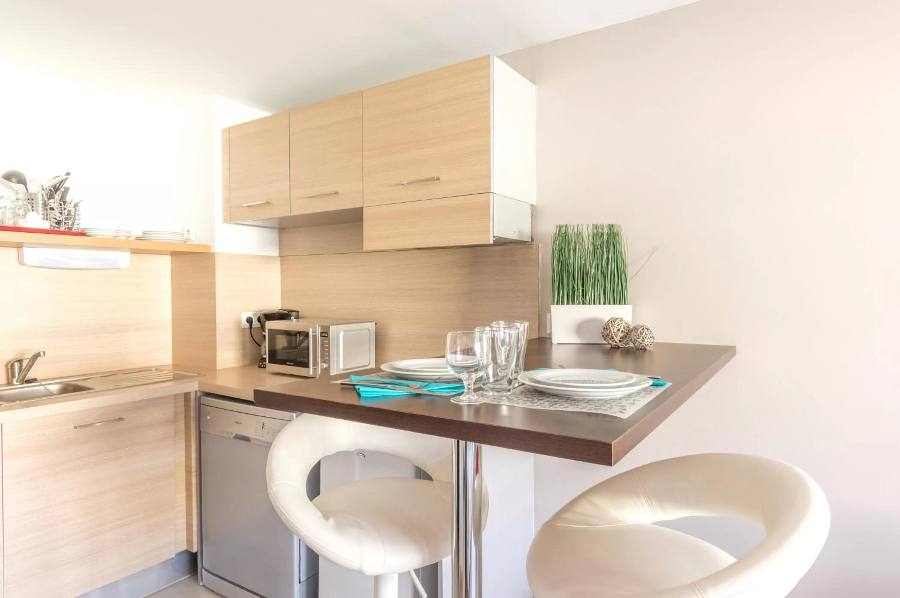 Kitchen or kitchenette in Résidence Thalacap