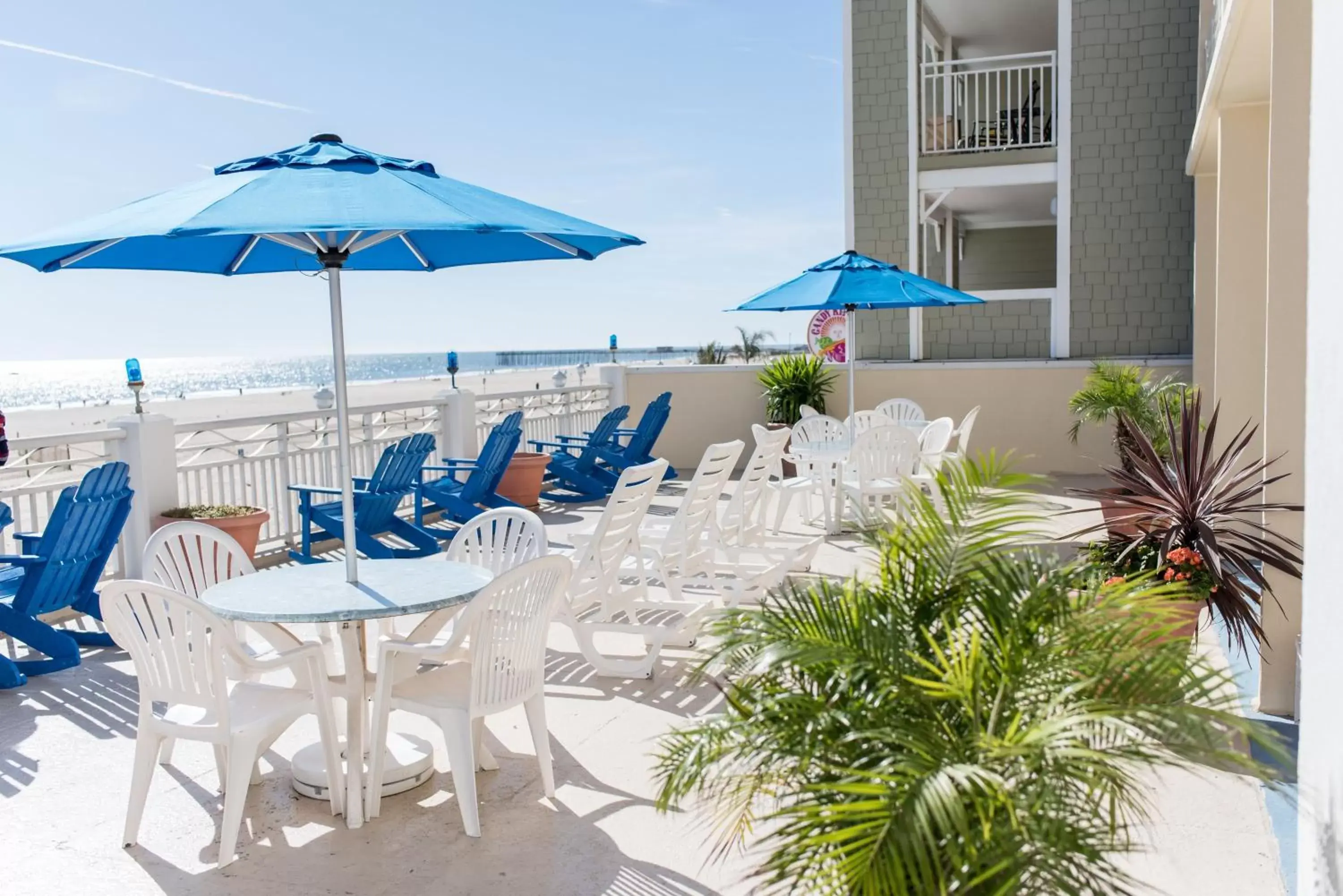 Patio in Park Place Hotel