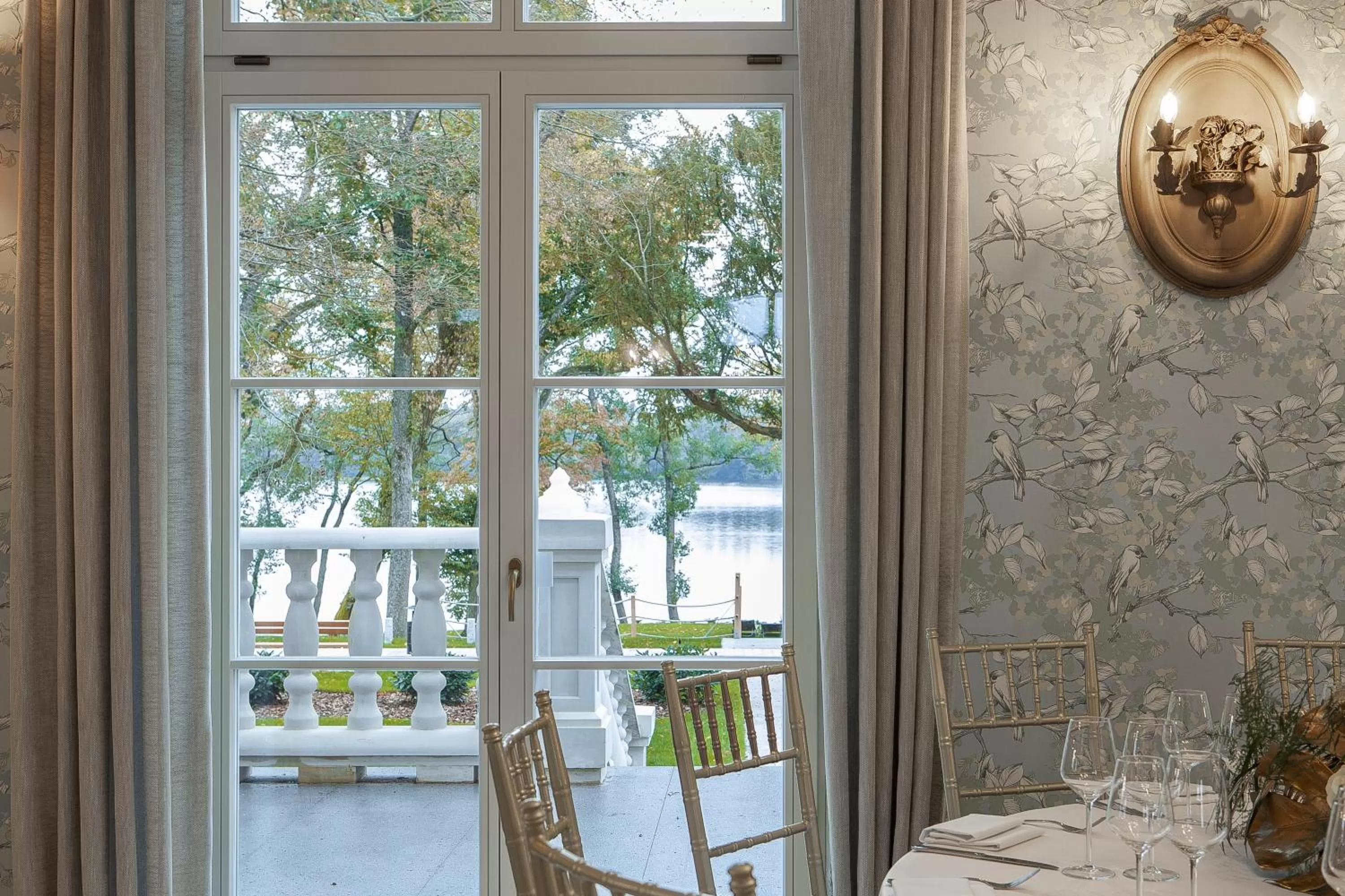 Balcony/Terrace in Leśny Dwór