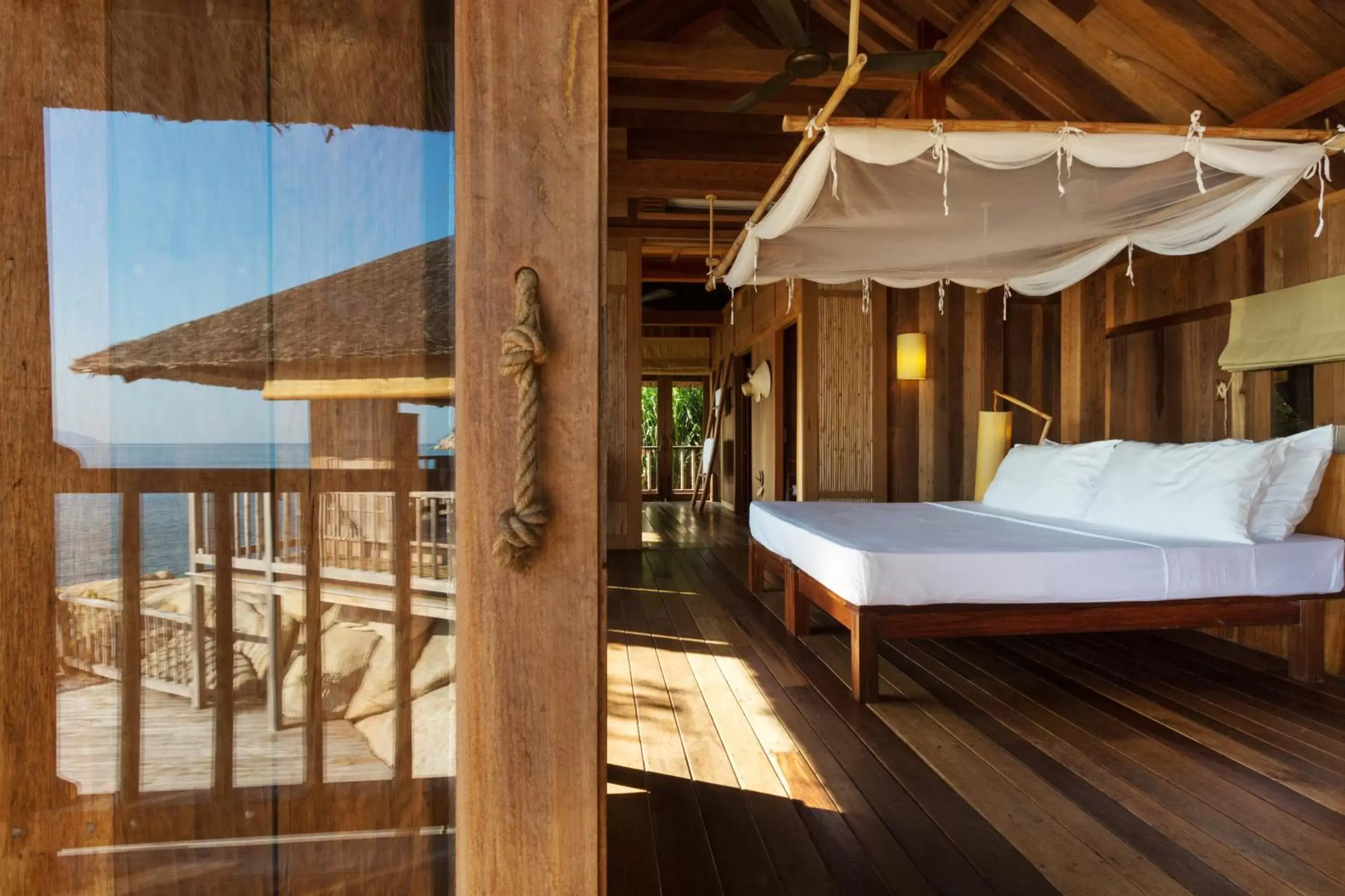 Bedroom in Six Senses Ninh Van Bay