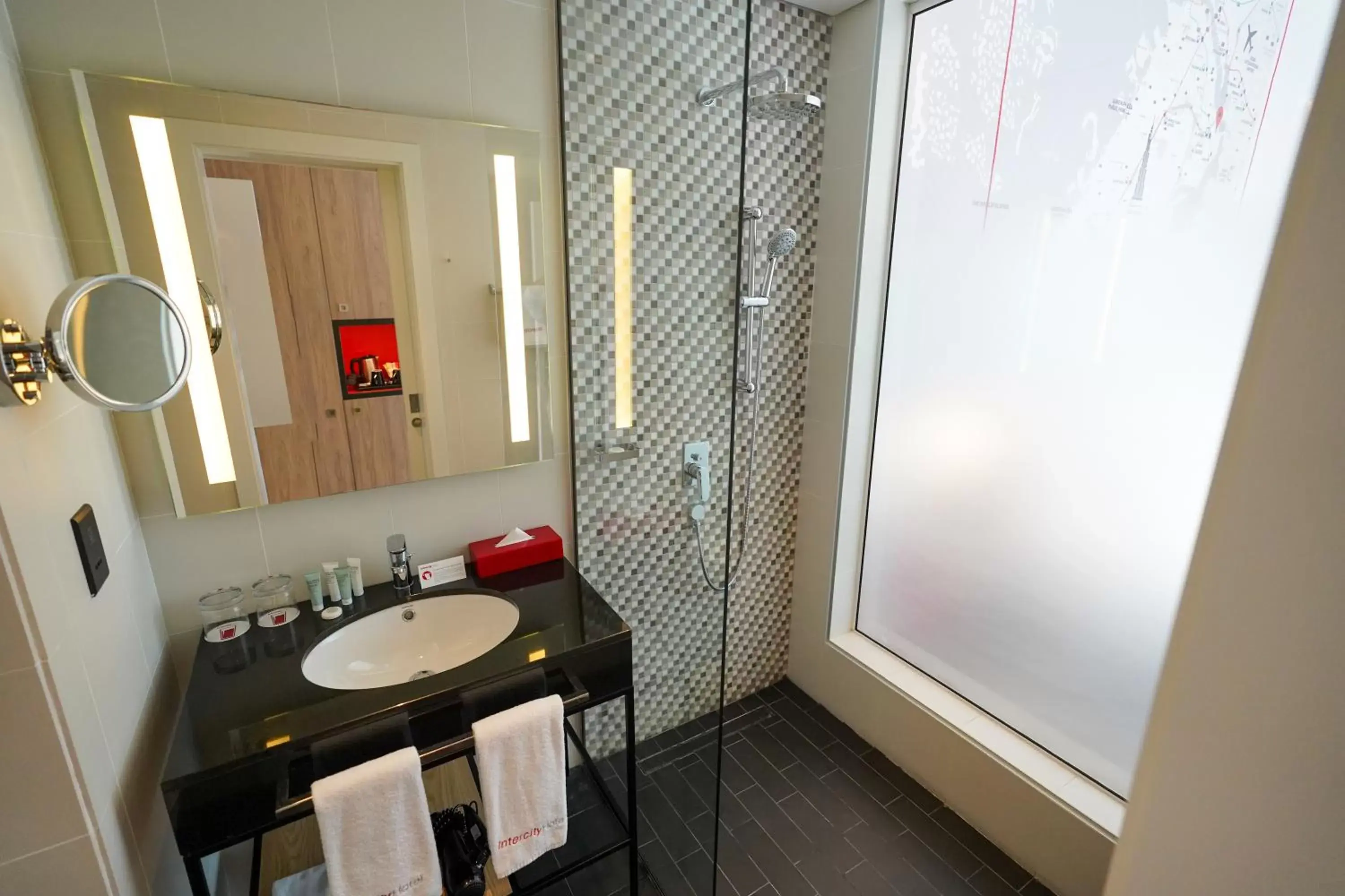 Bathroom in IntercityHotel Dubai Jaddaf Waterfront