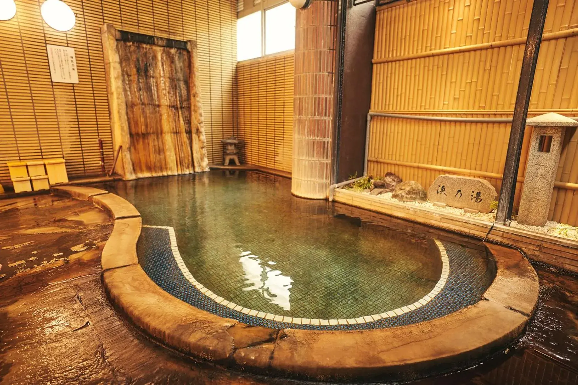 Hot Spring Bath, Swimming Pool in Ryokan Nogami Honkan