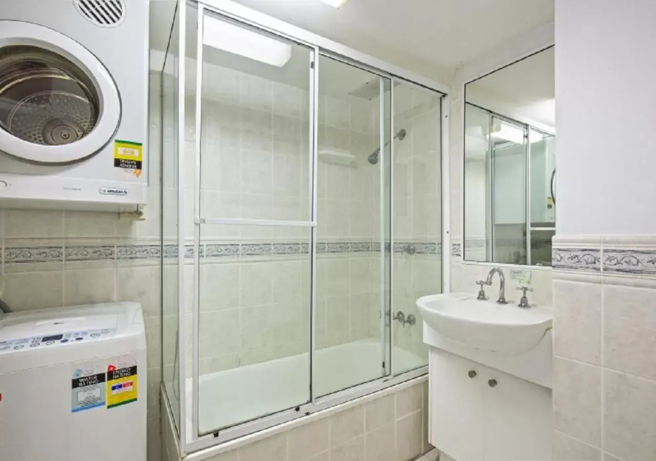 Bathroom in The Hill Apartments Currumbin Beach