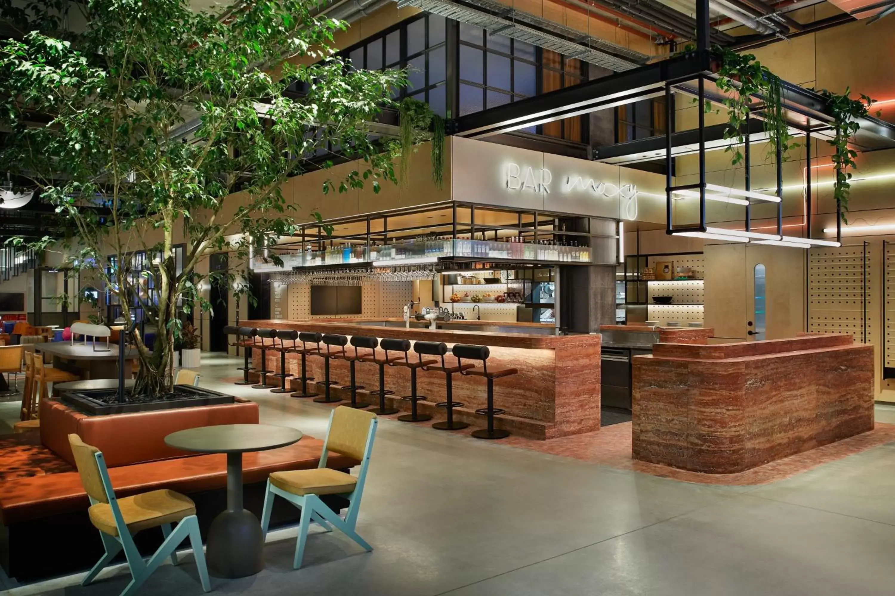 Lobby or reception, Lounge/Bar in Moxy Sydney Airport
