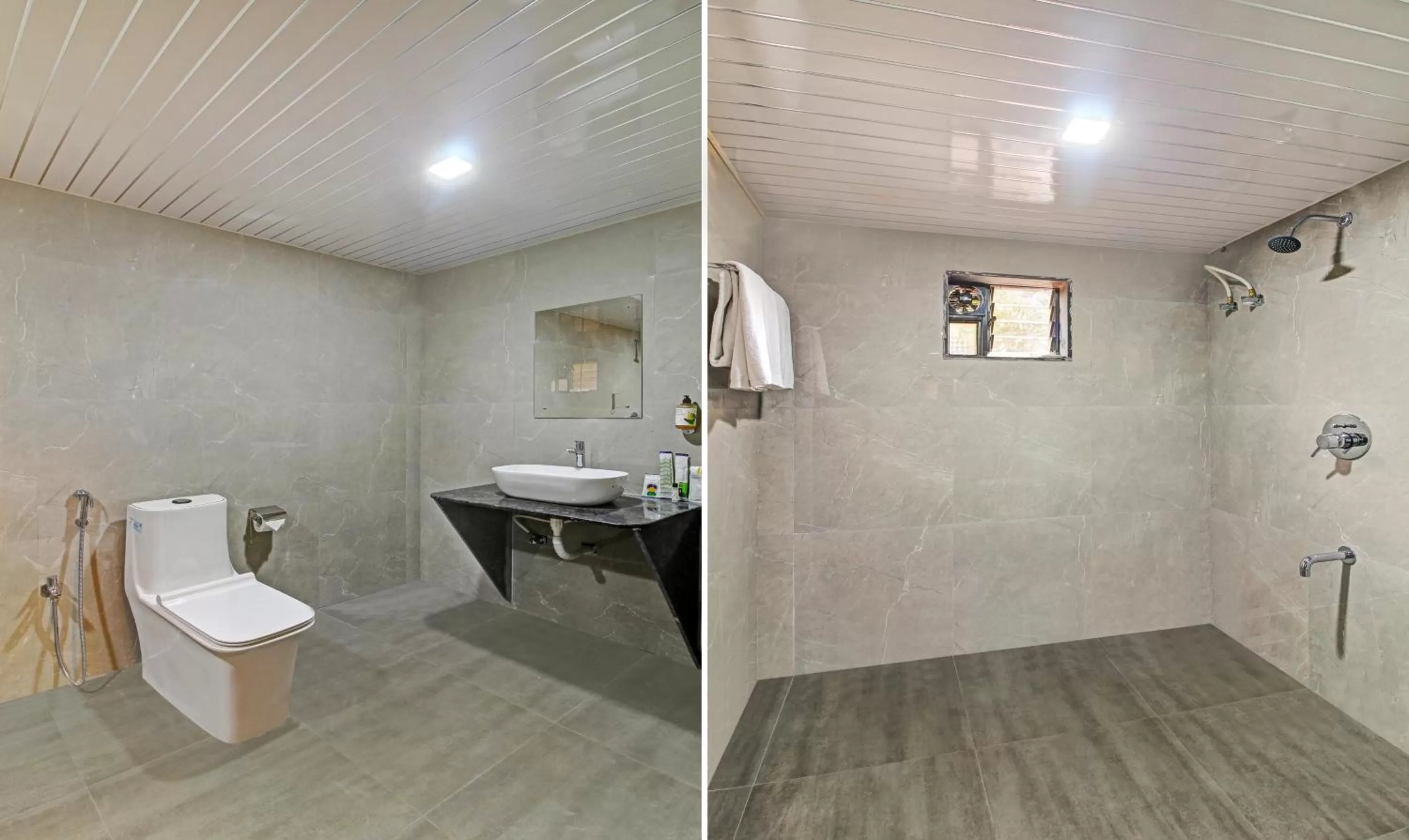 Bathroom in Treebo Trend Raaya Regency