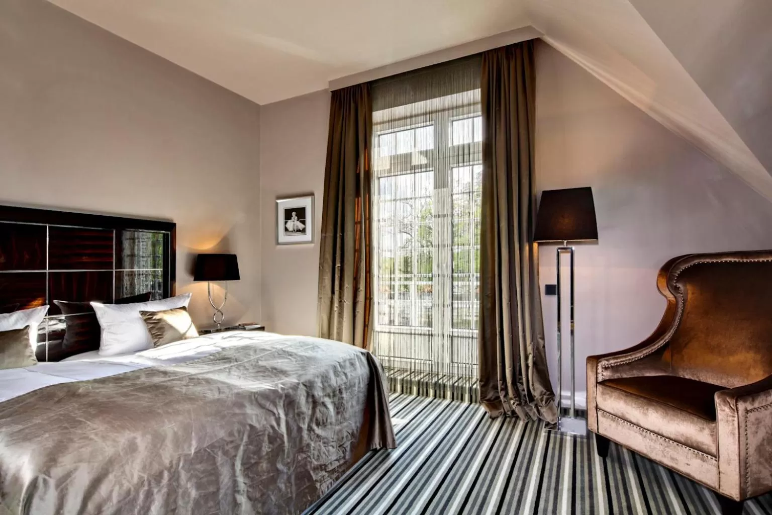 Bed in Boutique Hotel Poppenbütteler Hof