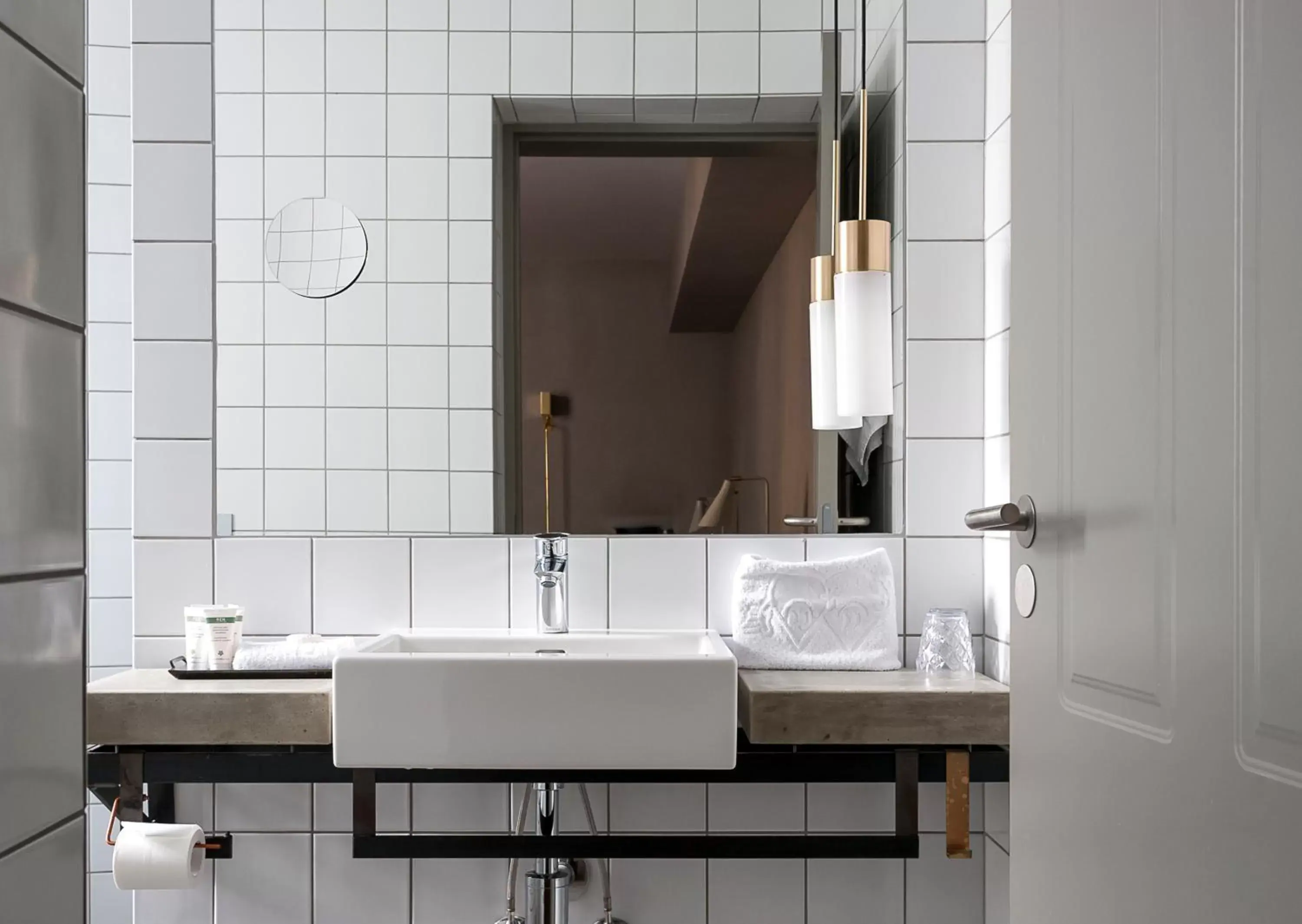 Bathroom in Hotel SP34 by Brøchner Hotels