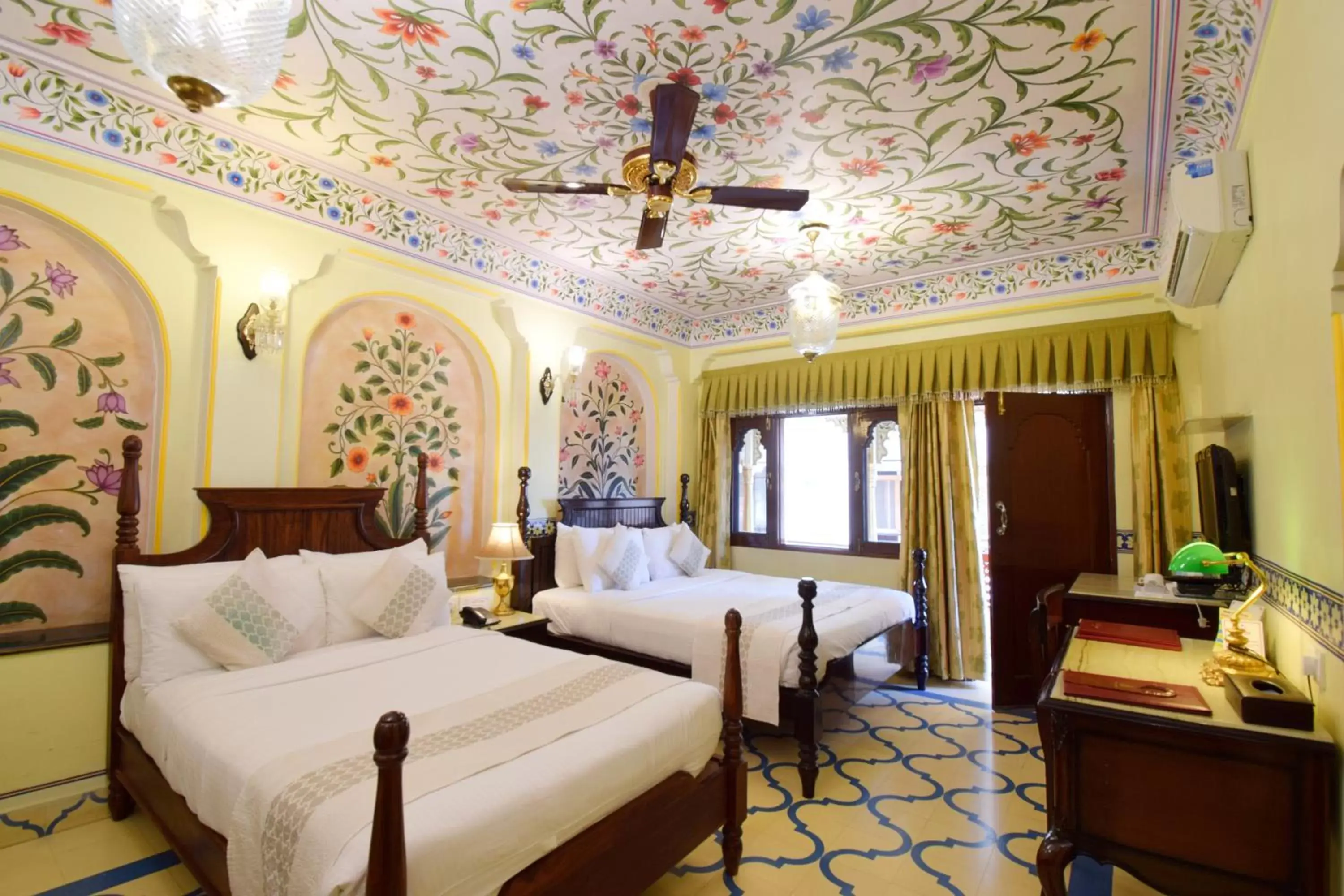 Photo of the whole room, Bed in Umaid Bhawan - A Heritage Style Boutique Hotel