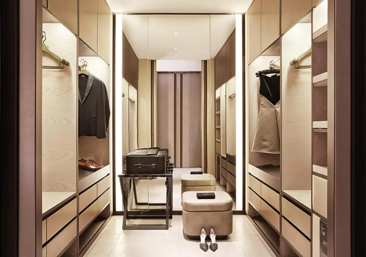 wardrobe in Armani Hotel Milano