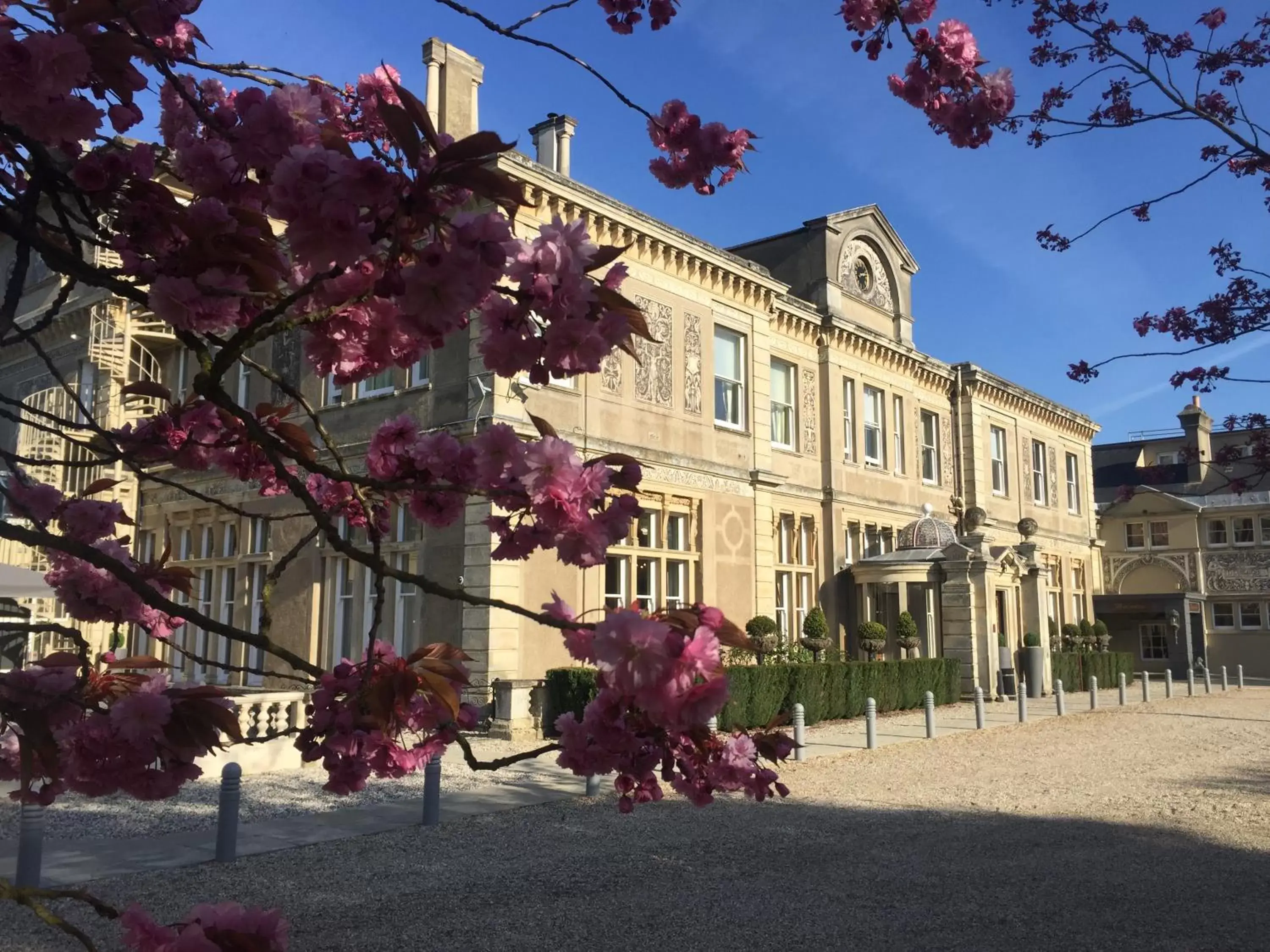 Property building, Garden in Down Hall Hotel