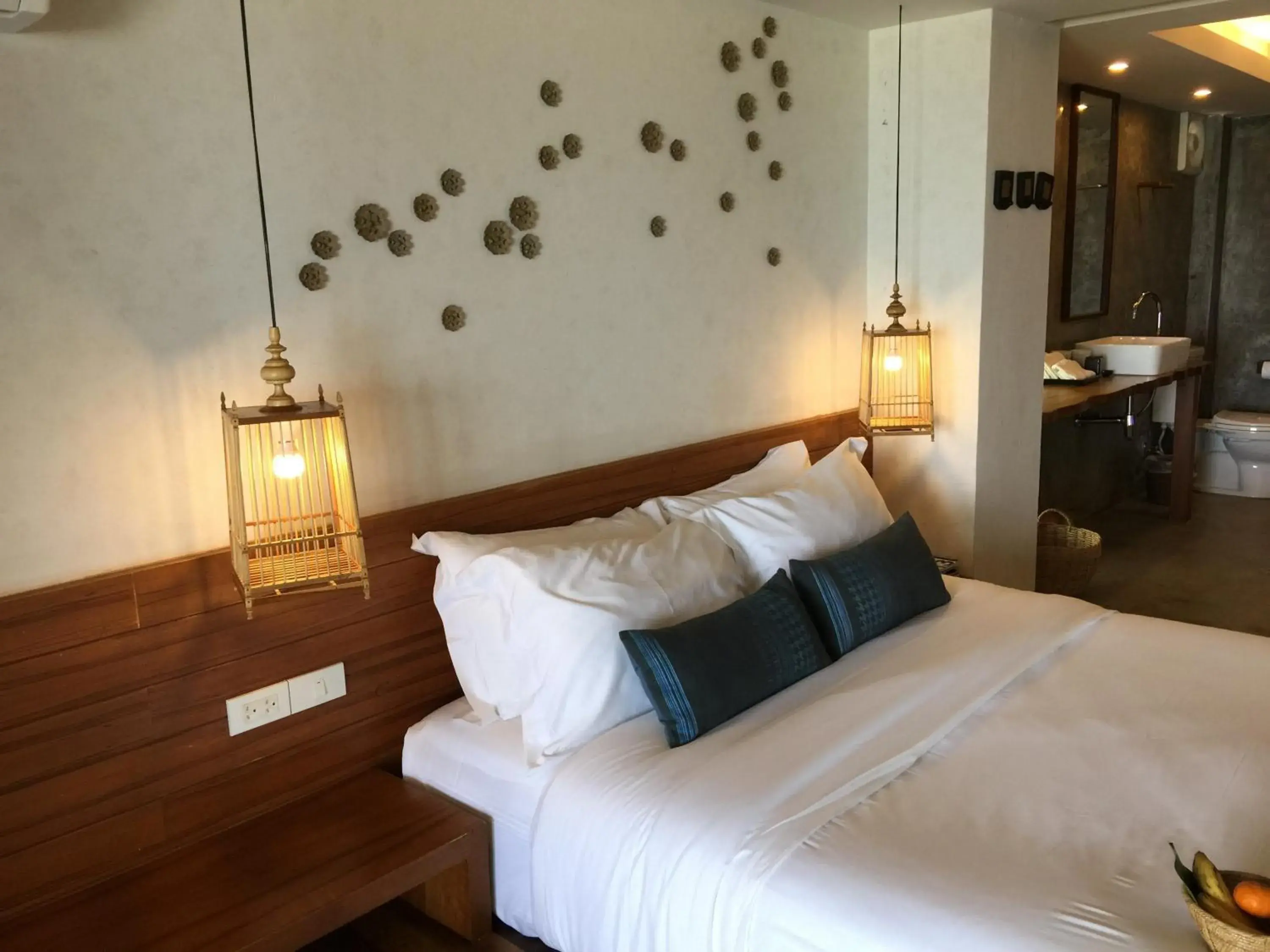 Decorative detail, Bed in Bliss Resort Krabi