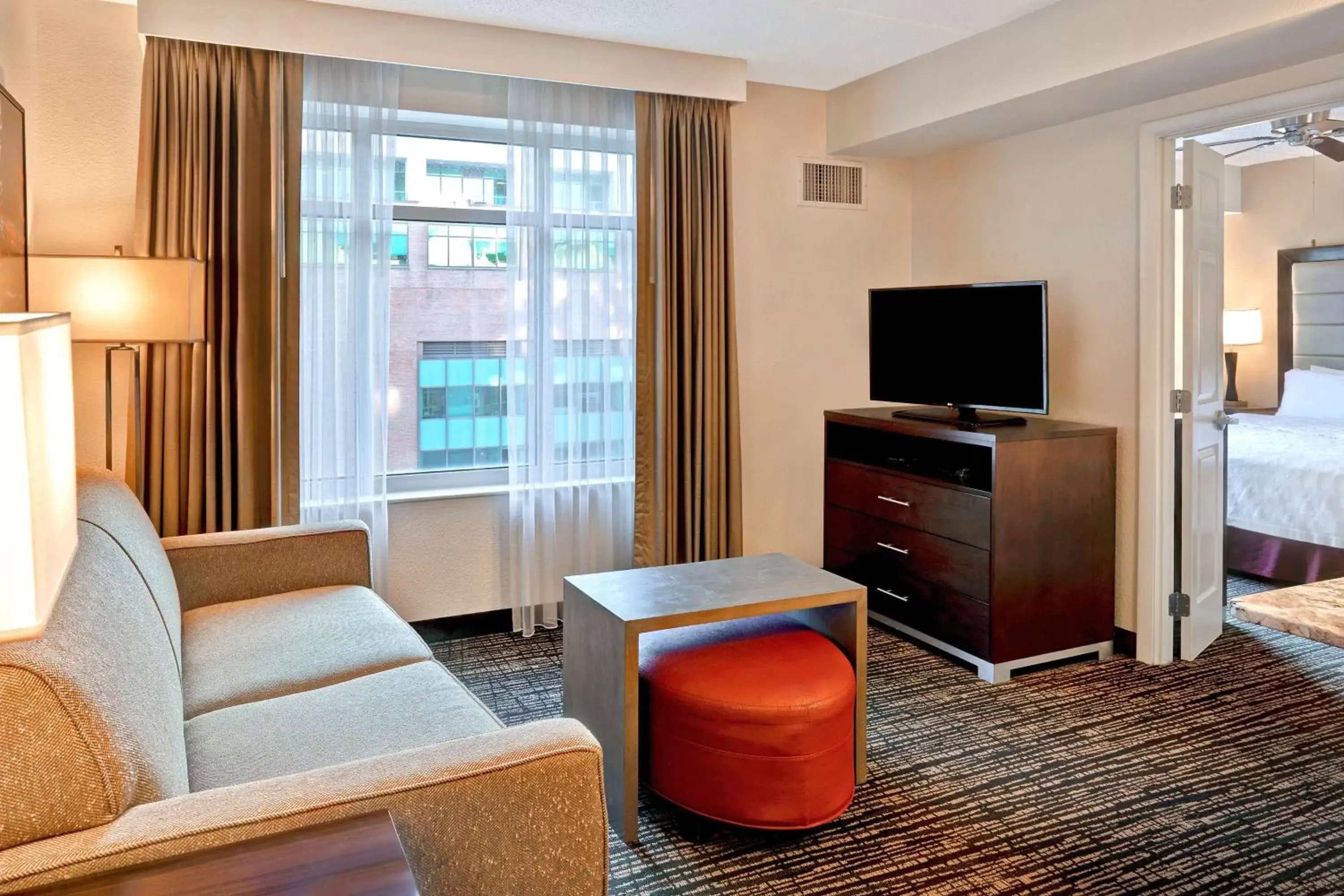Bedroom, Seating Area in Homewood Suites by Hilton Washington, D.C. Downtown
