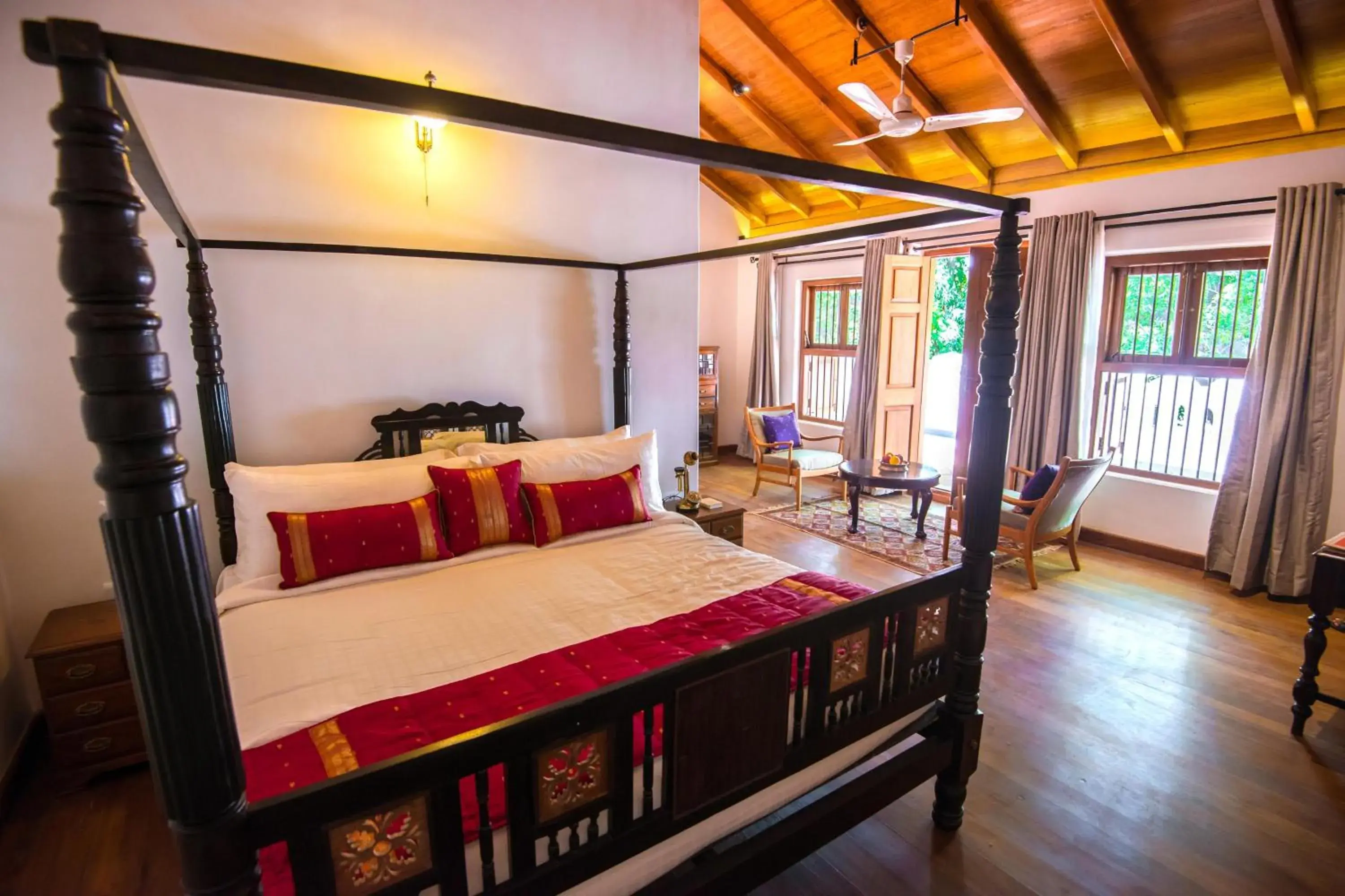 Photo of the whole room, Bed in Svatma Heritage Hotel