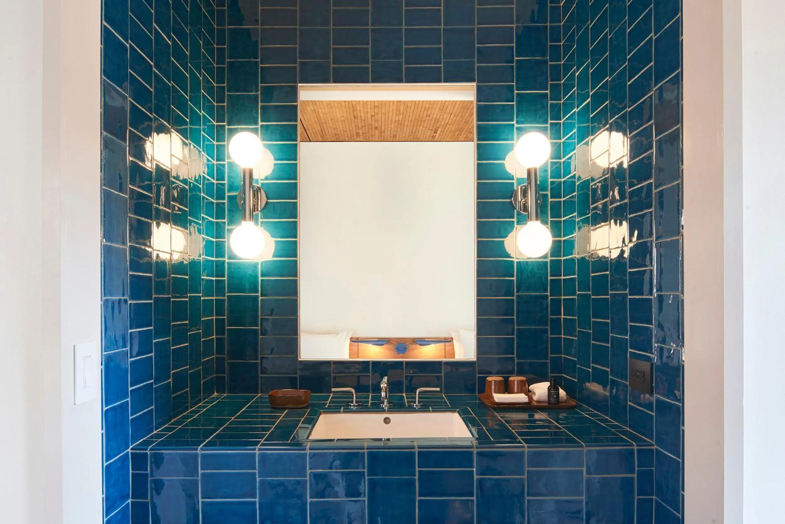 Bathroom in Hotel Magdalena