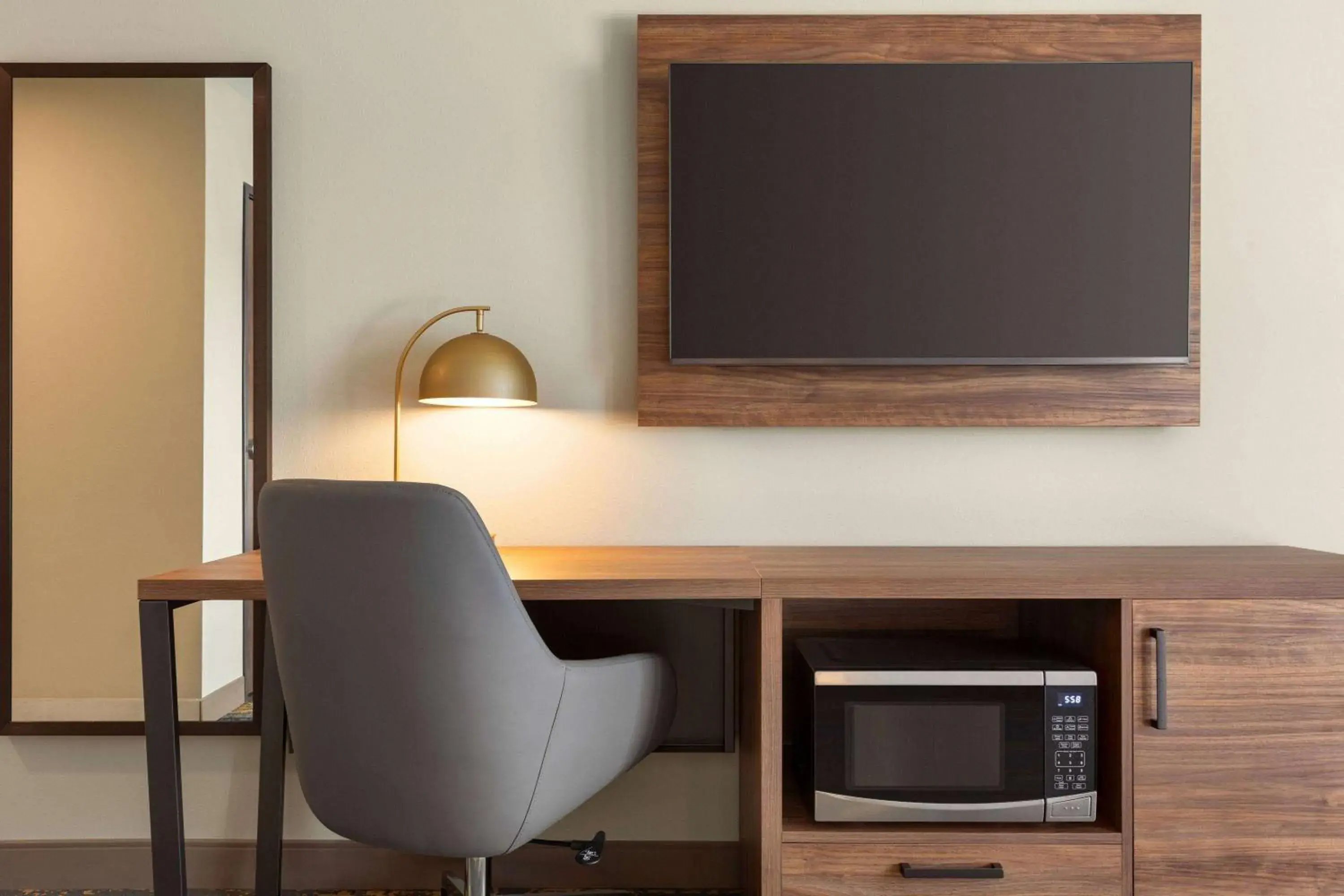 Photo of the whole room, TV/Entertainment Center in La Quinta Inn By Wyndham Columbia NE / Fort Jackson