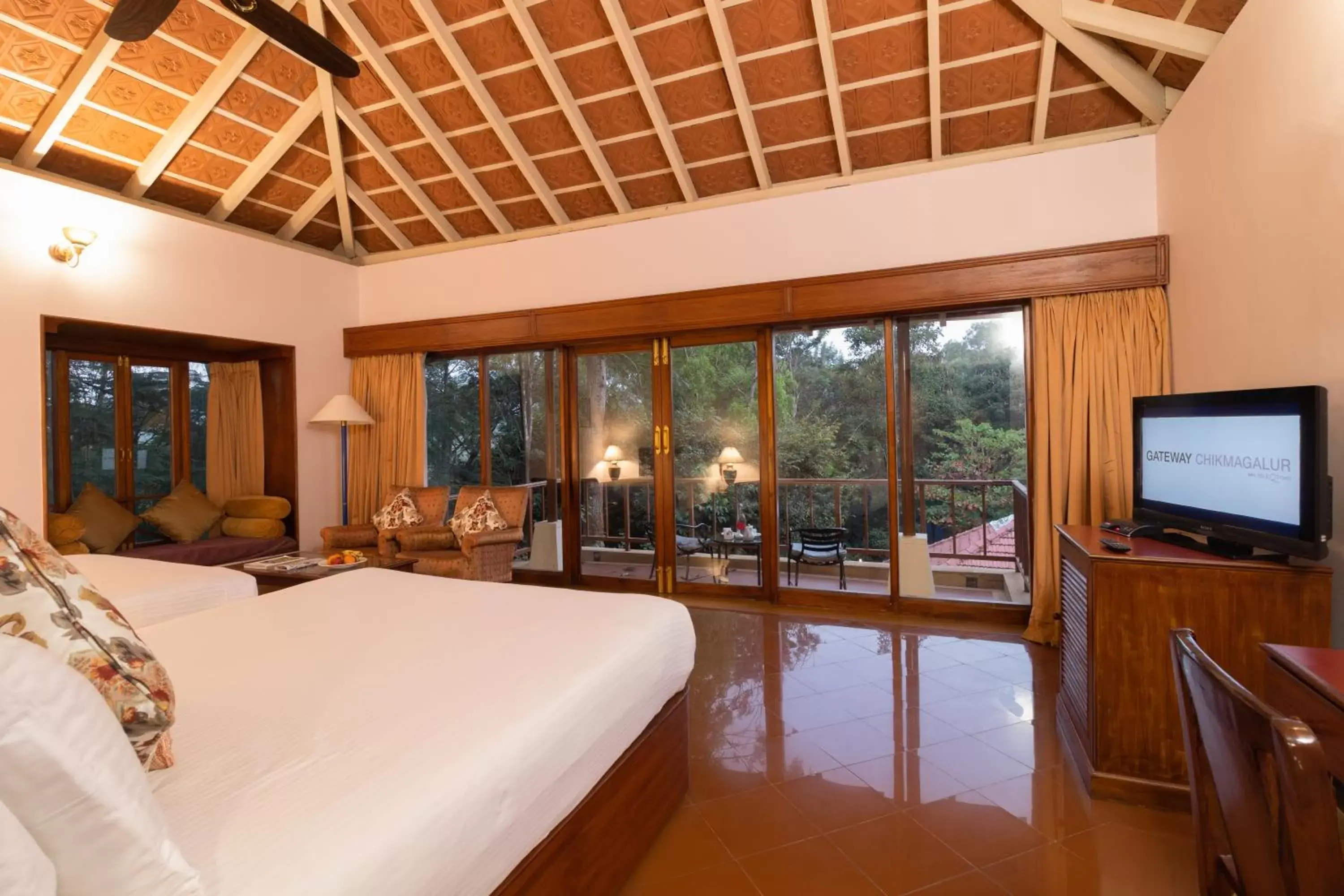 Bed in Gateway Chikmagalur Bed in Gateway Chikmagalur