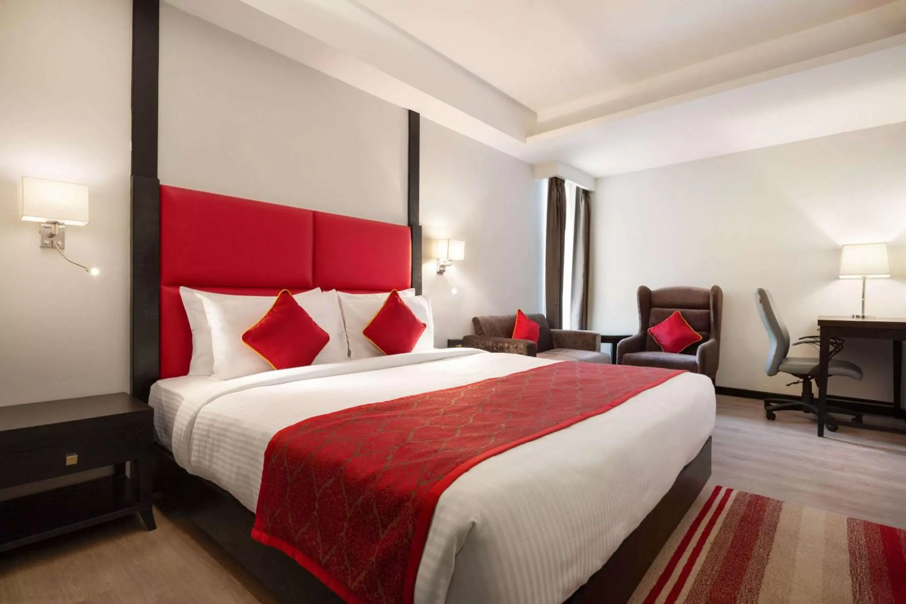 Photo of the whole room, Bed in Ramada Encore Jalandhar
