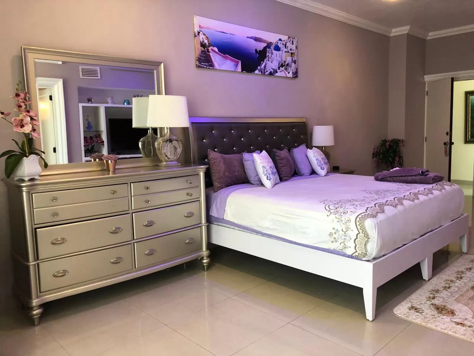 Bedroom, Bed in Villa Segovia Cozumel