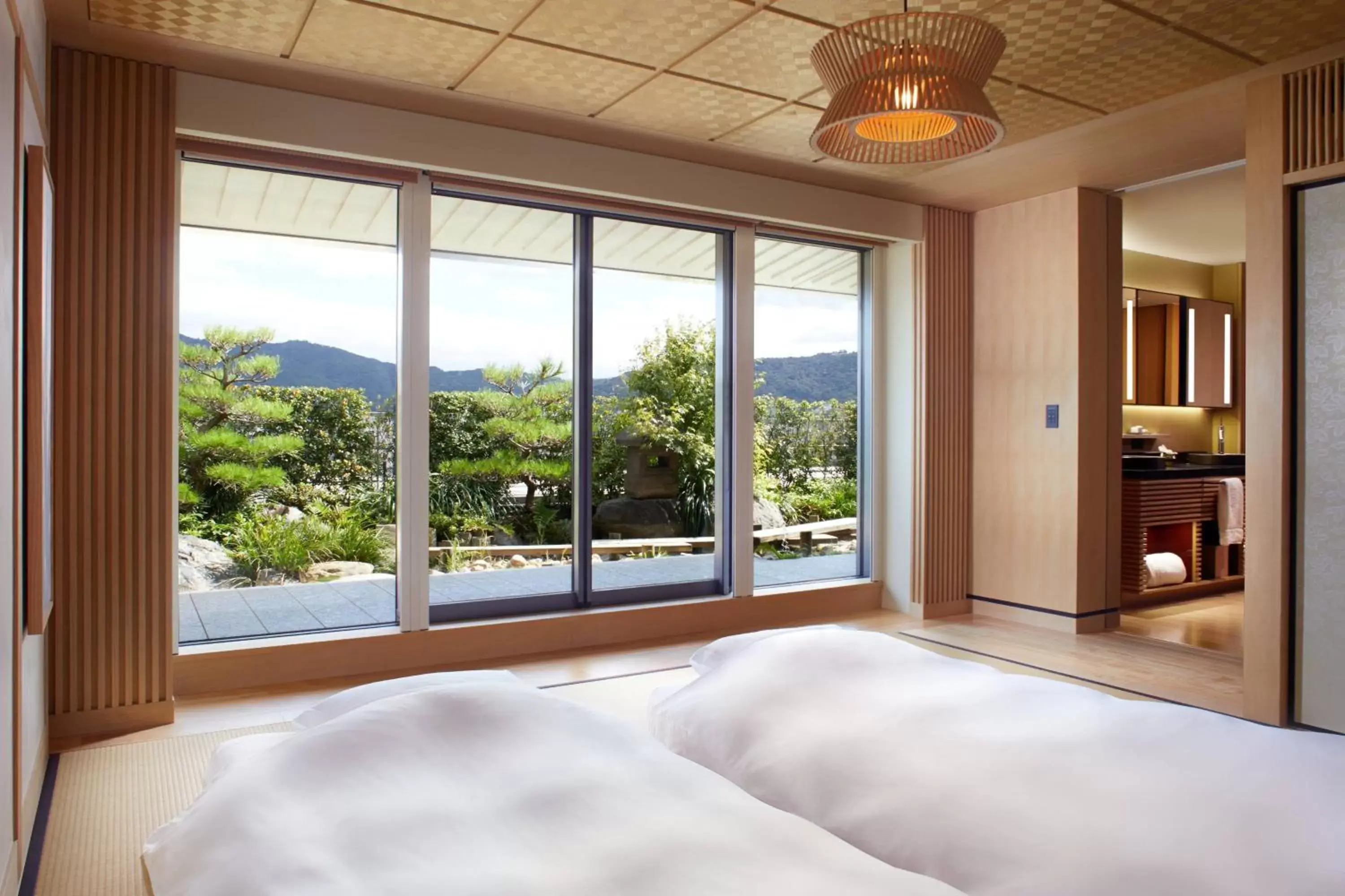 Bedroom, Mountain View in The Ritz-Carlton Kyoto