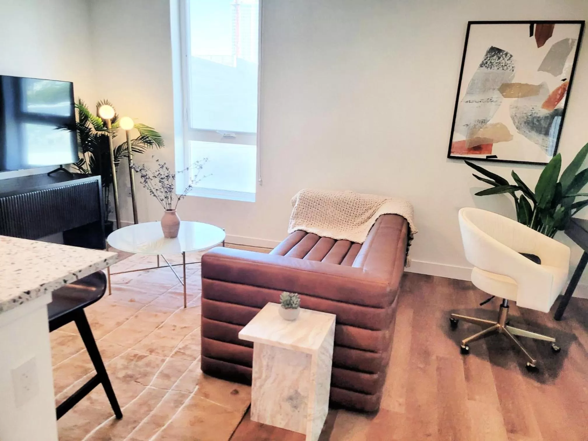 Living room, Seating Area in Gorgeous Hollywood Apts LA's Best Location and Amazing Roof Deck