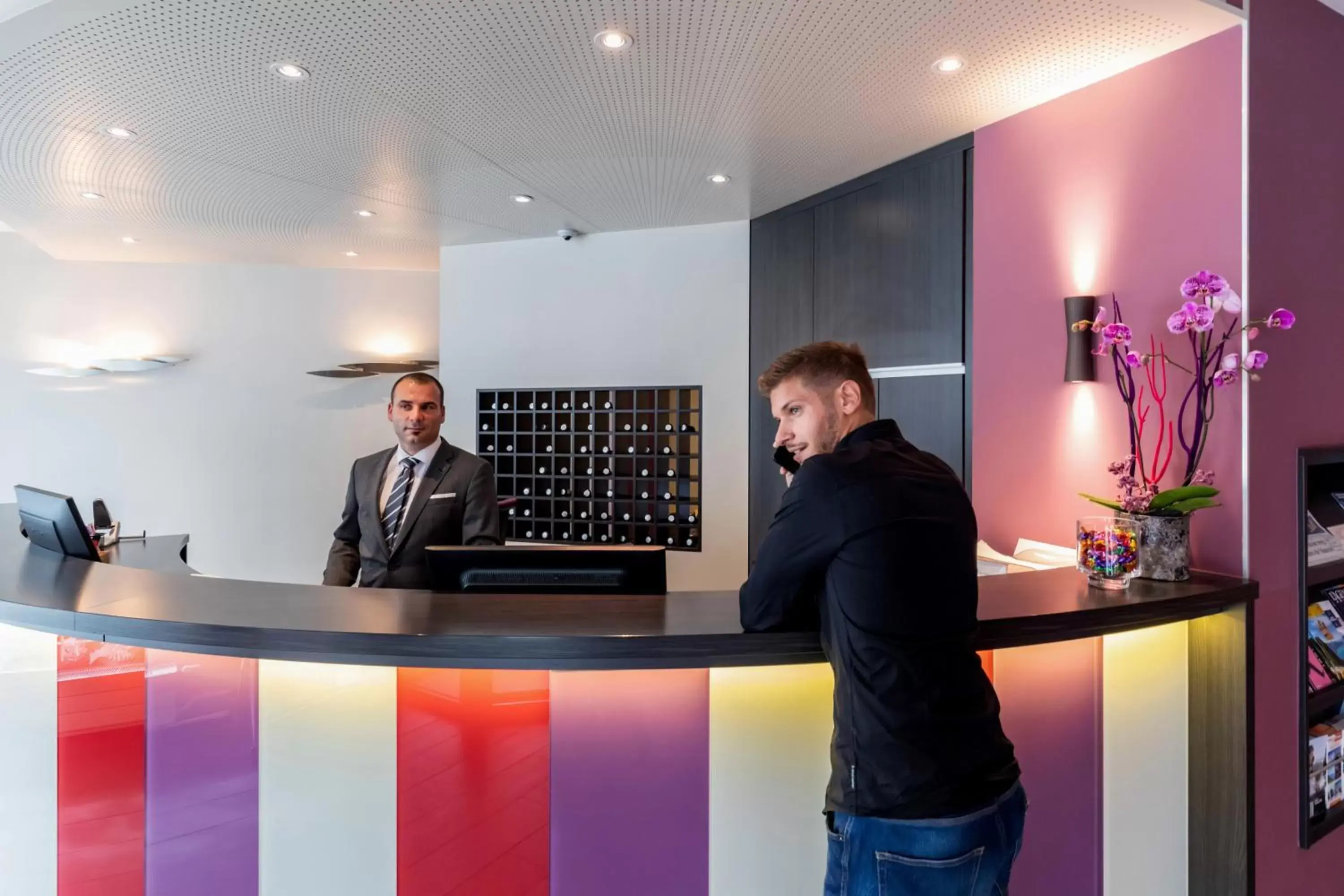 Lobby or reception in Hôtel Les Nations Lobby or reception in Hôtel Les Nations