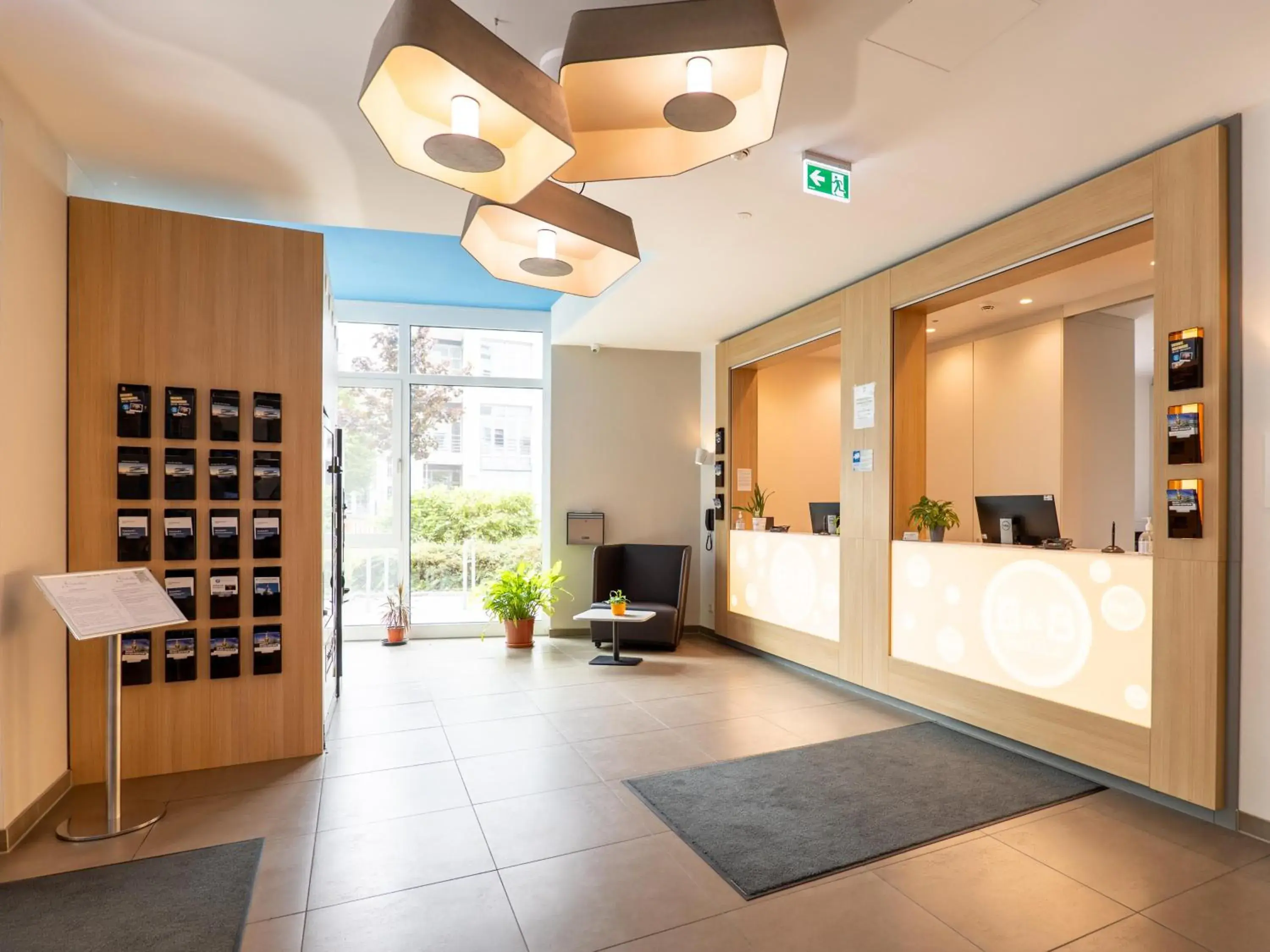 Lobby or reception, Lobby/Reception in B&B Hotel Stuttgart-Airport/Messe