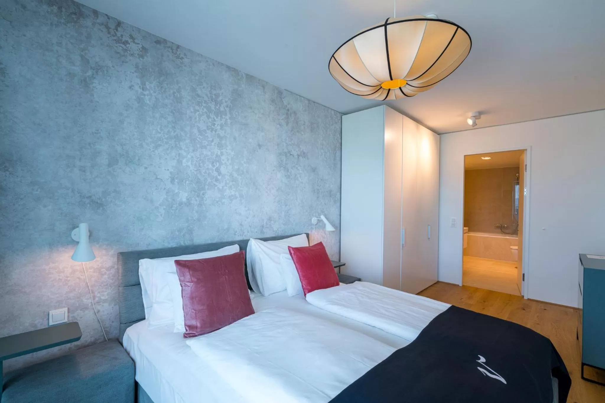 Bed in Vienna Residence, Marina Tower - Danube