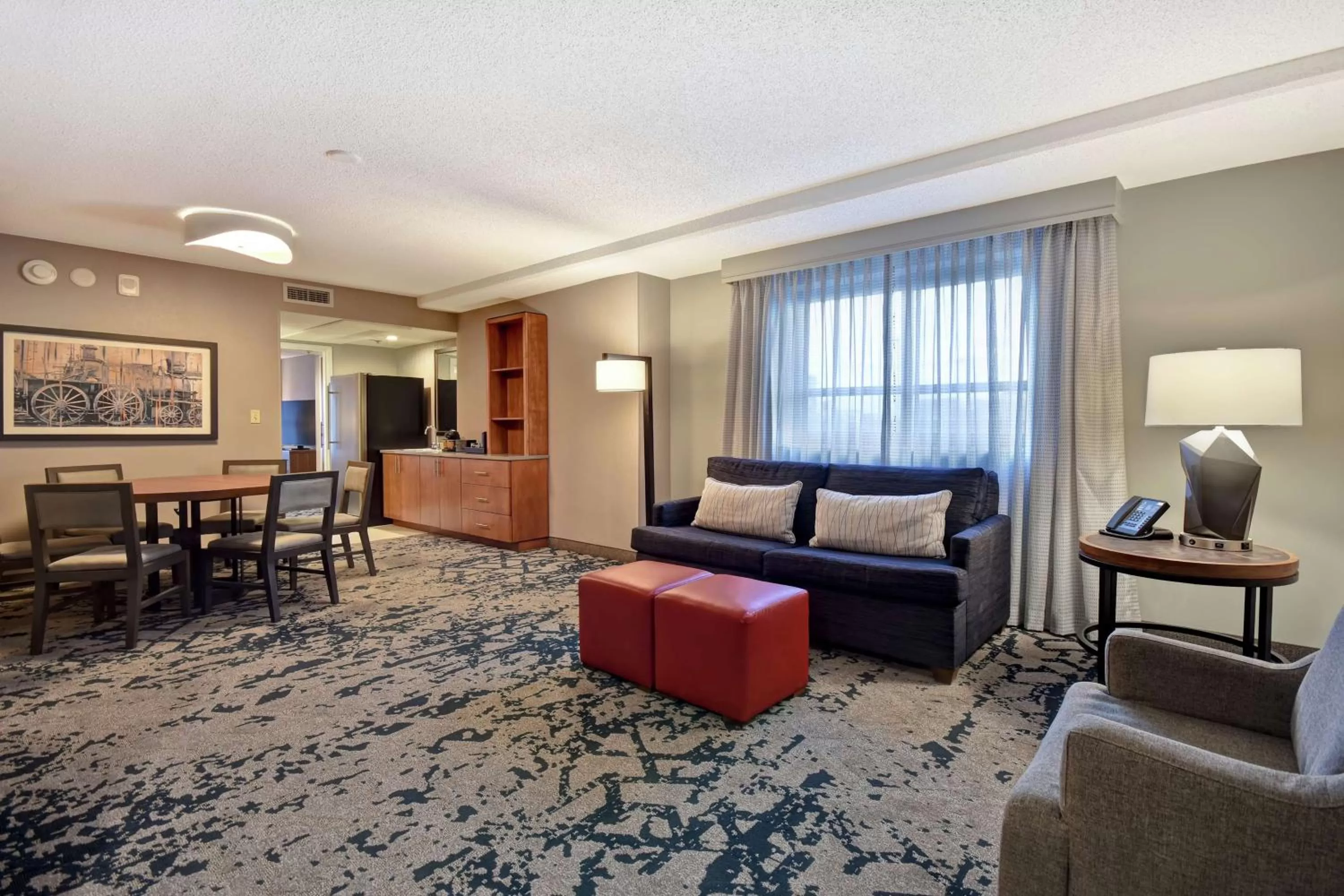 Living room in Embassy Suites by Hilton Omaha Downtown Old Market