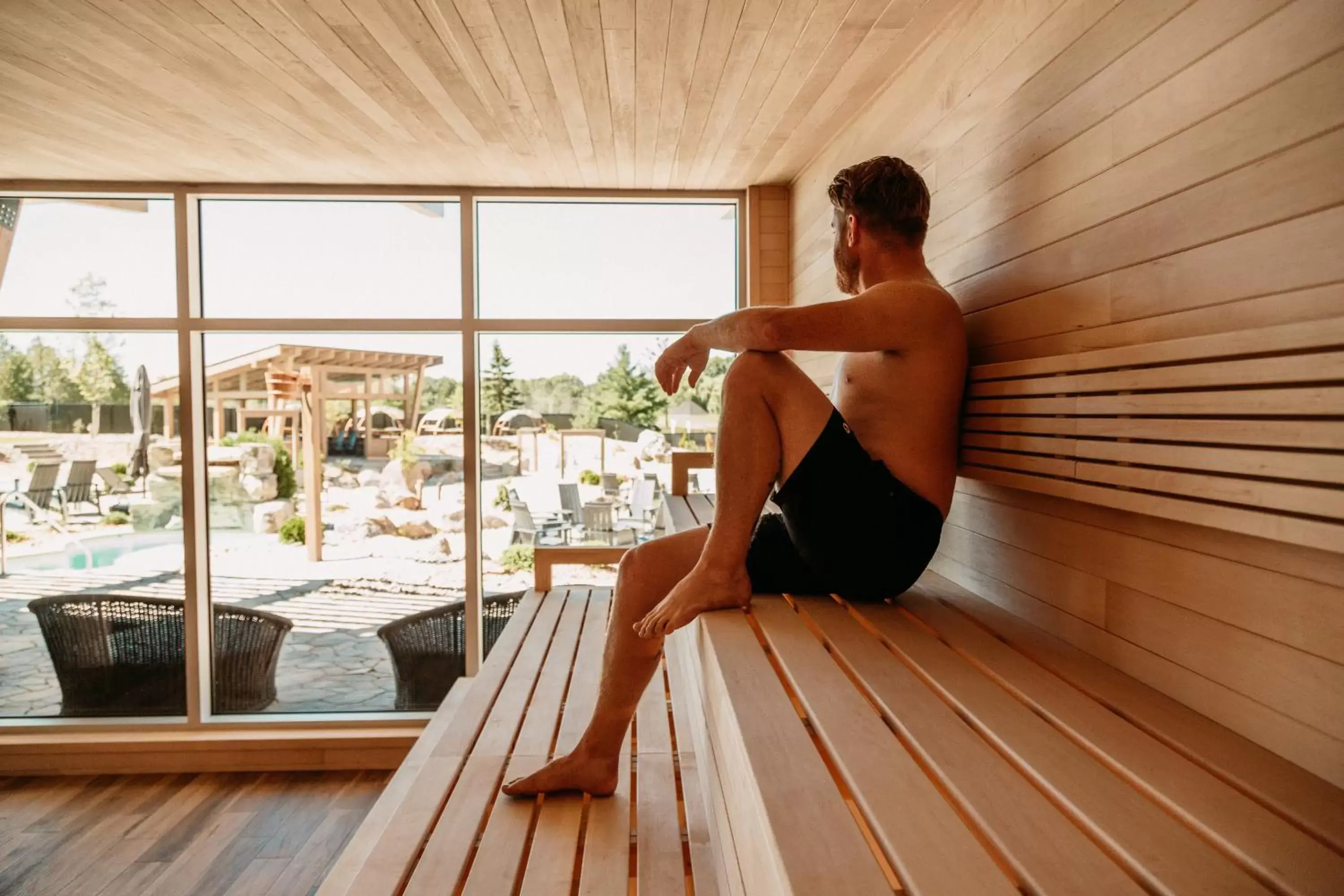 Sauna in Chateau Cartier Hotel & Resort Ascend Hotel Collection