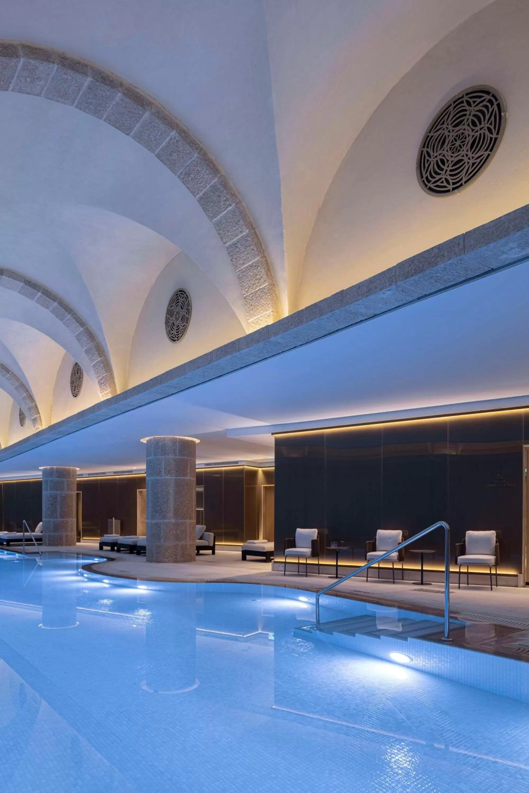 Pool view in Waldorf Astoria Jerusalem