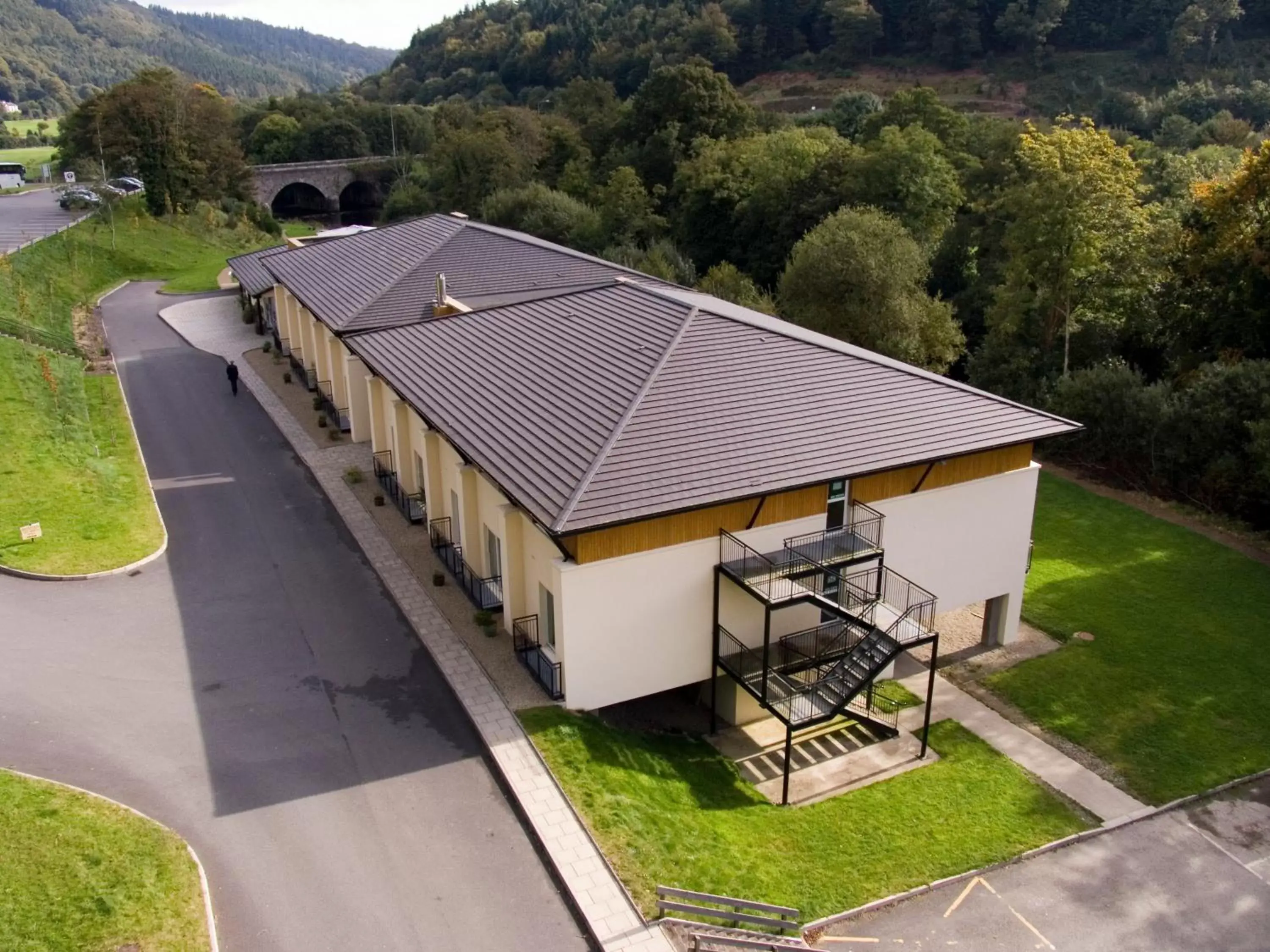 Bird's eye view, Bird's-eye View in The Lodge at Woodenbridge