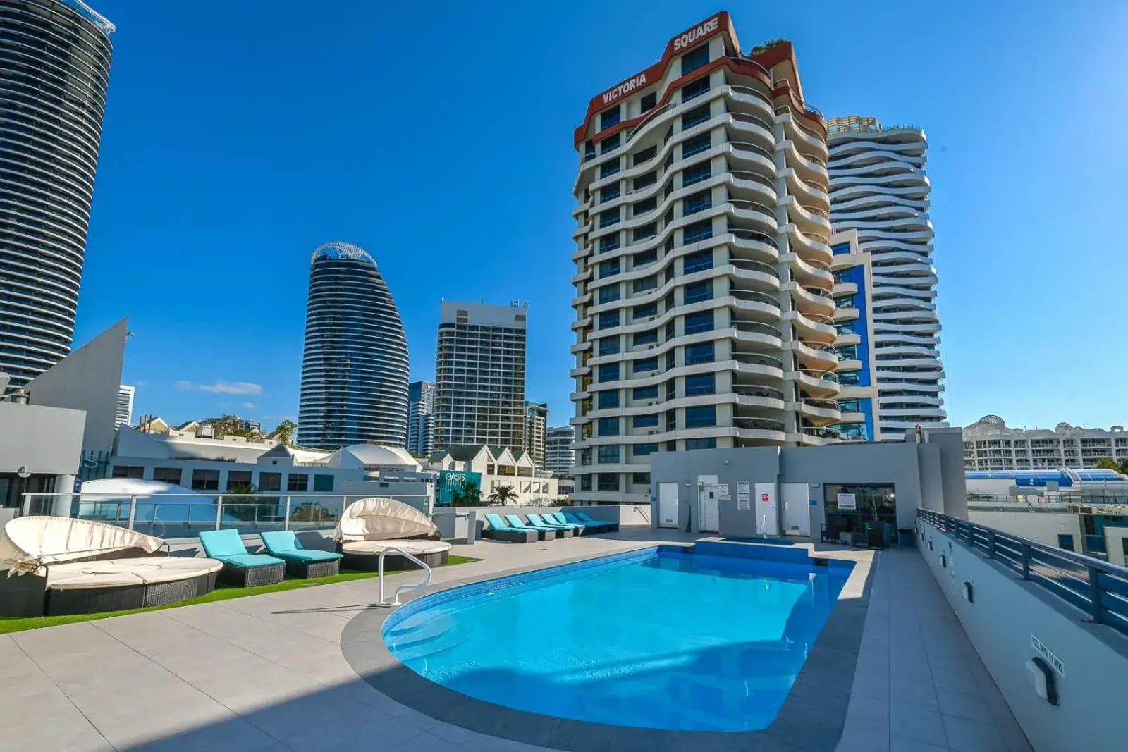 Property building, Swimming Pool in Victoria Square Apartments