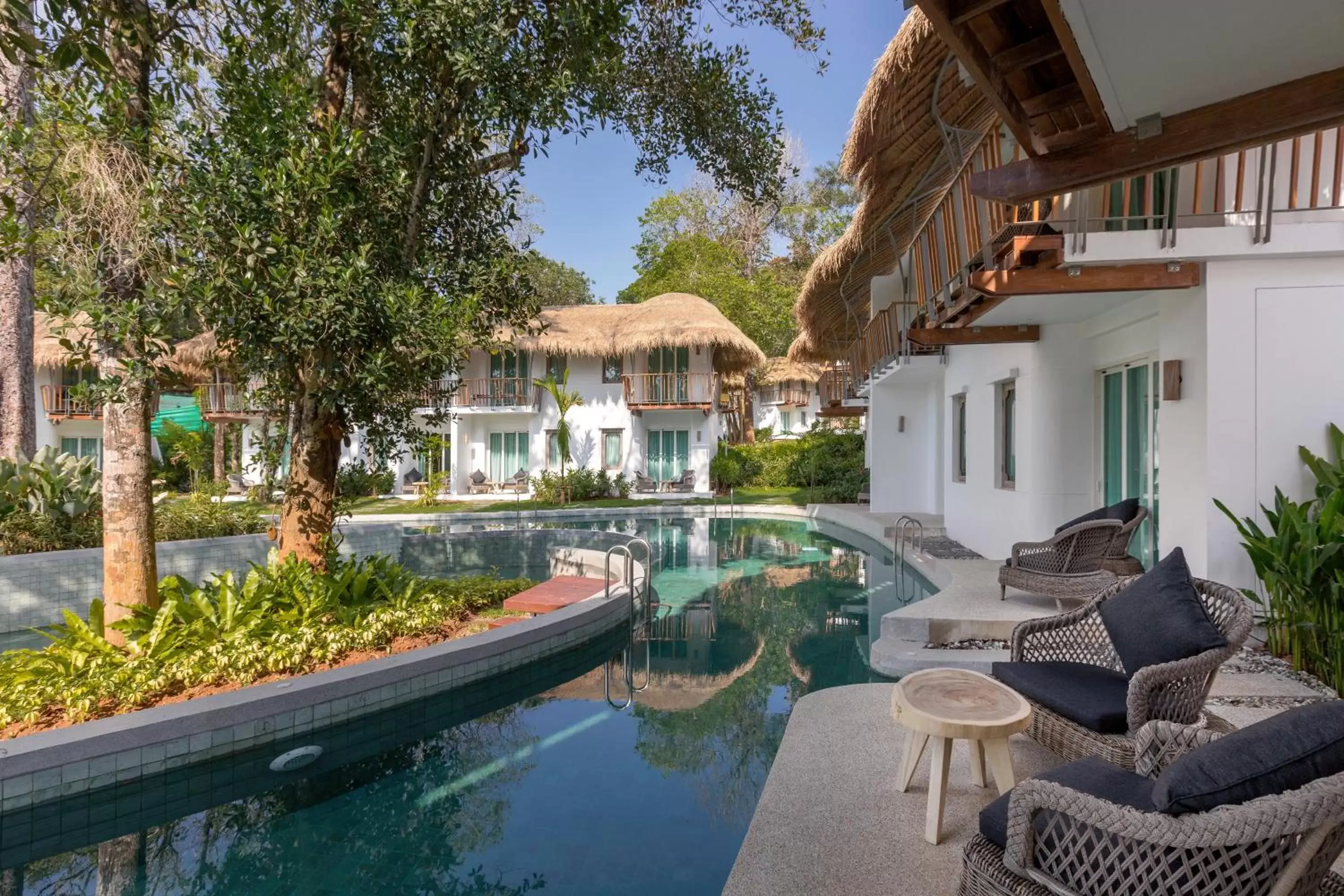 Pool view in Eden Beach Khaolak Resort & Spa Pool view in Eden Beach Khaolak Resort & Spa