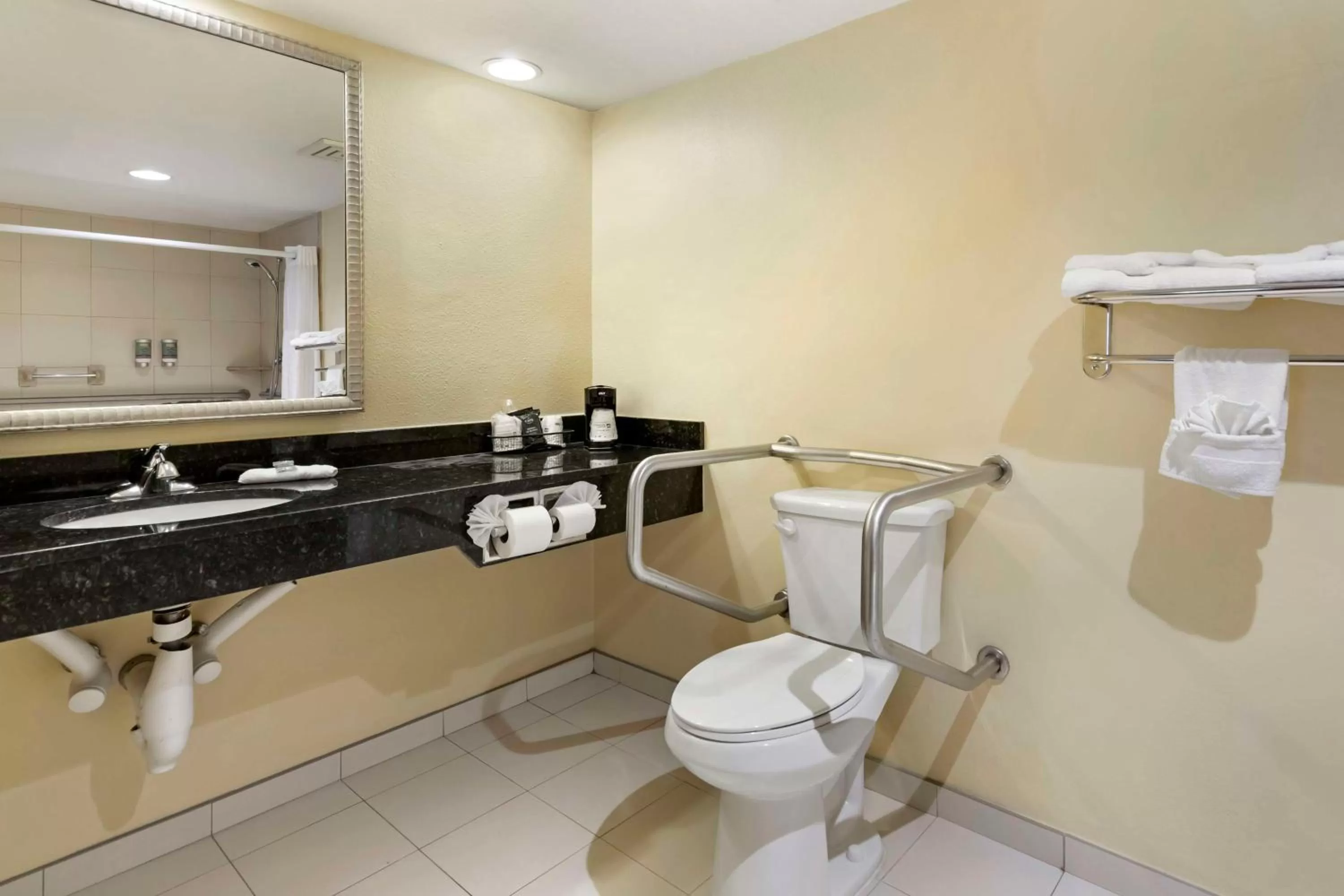 Bathroom in Best Western McAllen Medical Center