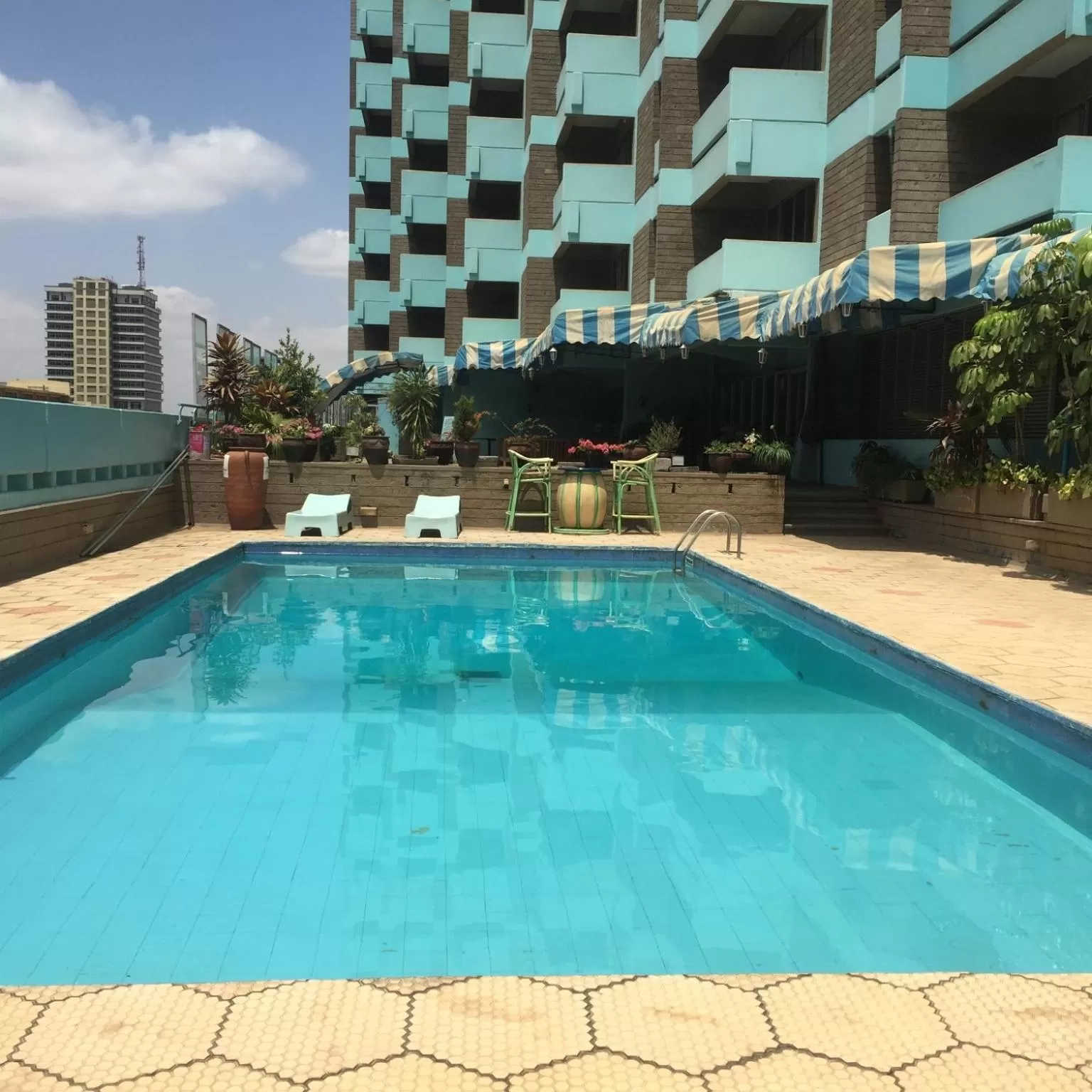 Swimming pool in Chester Hotel and Suites Nairobi, City Centre CBD