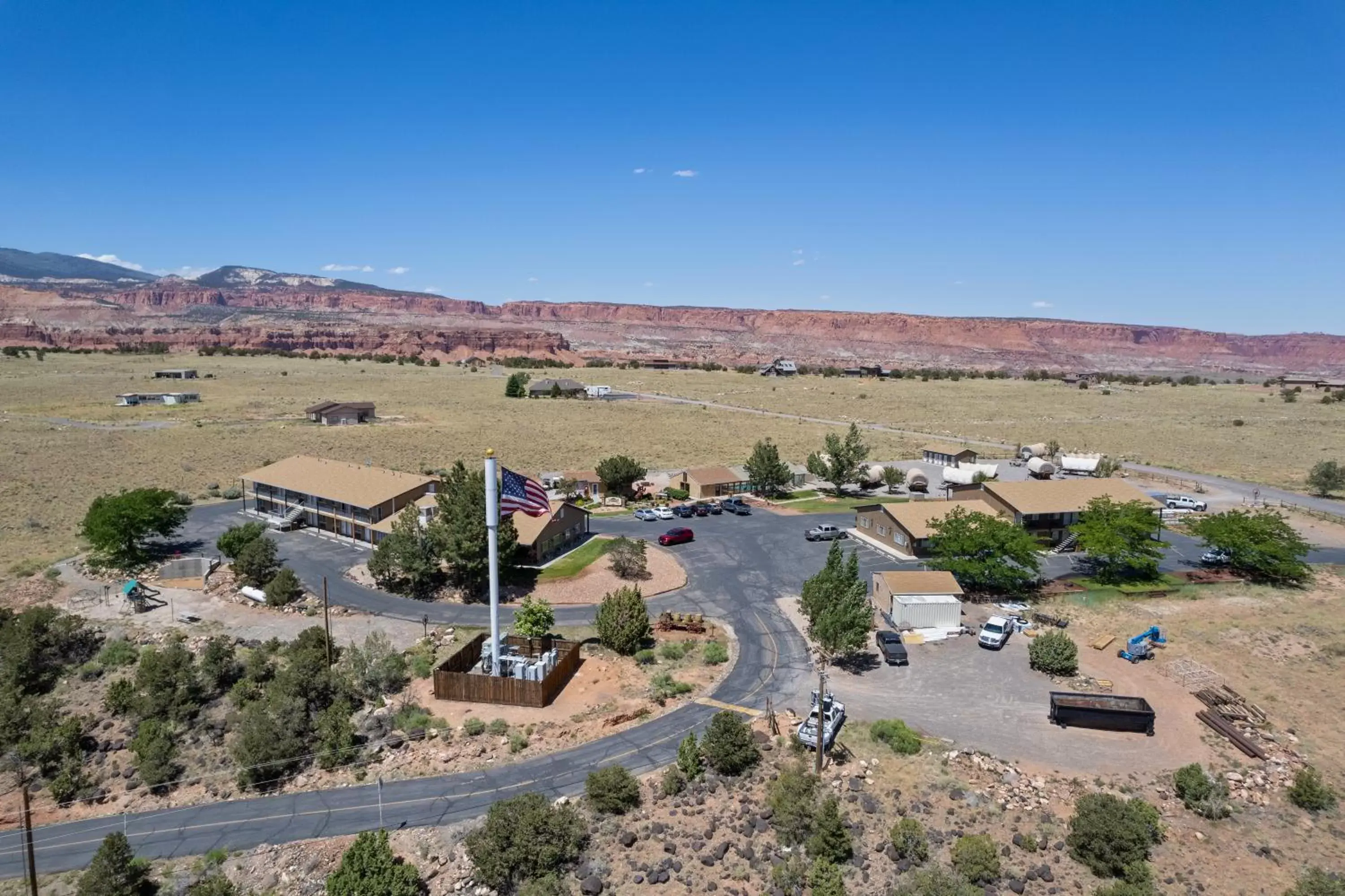 Property building, Bird's-eye View in Broken Spur Inn & Steakhouse