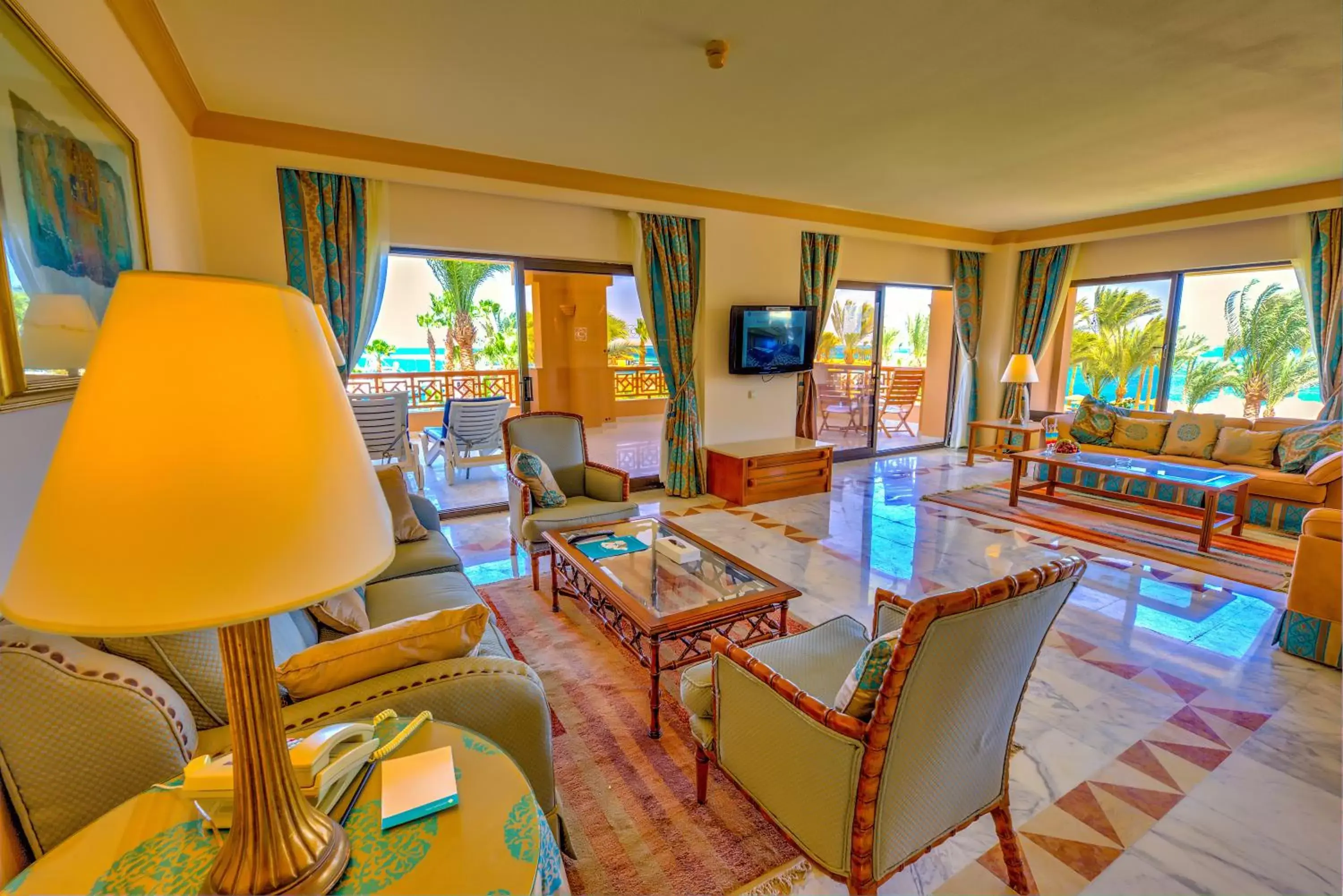 Living room, Seating Area in Continental Hotel Hurghada