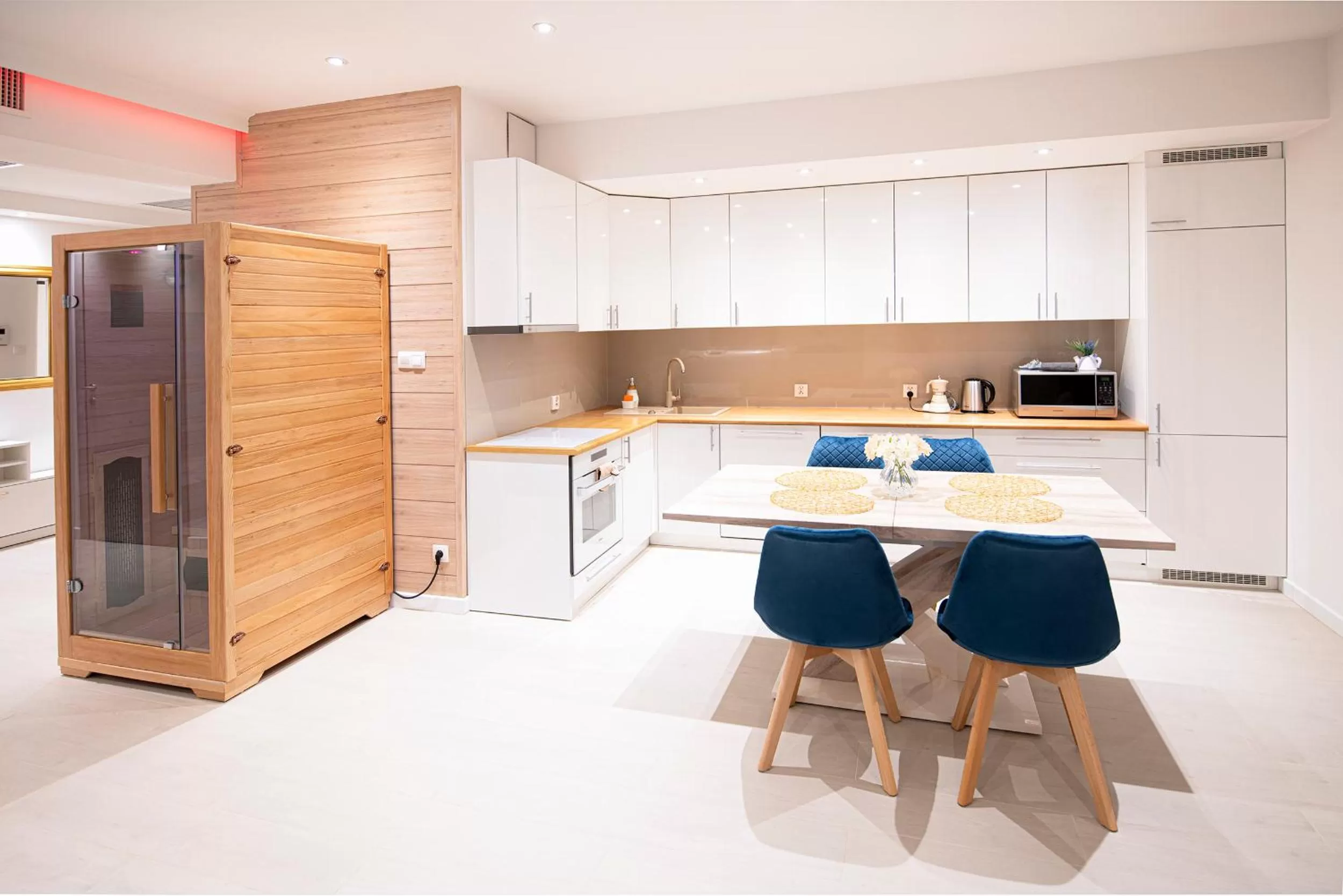 Kitchen/Kitchenette in Jacuzzi SPA Prestige